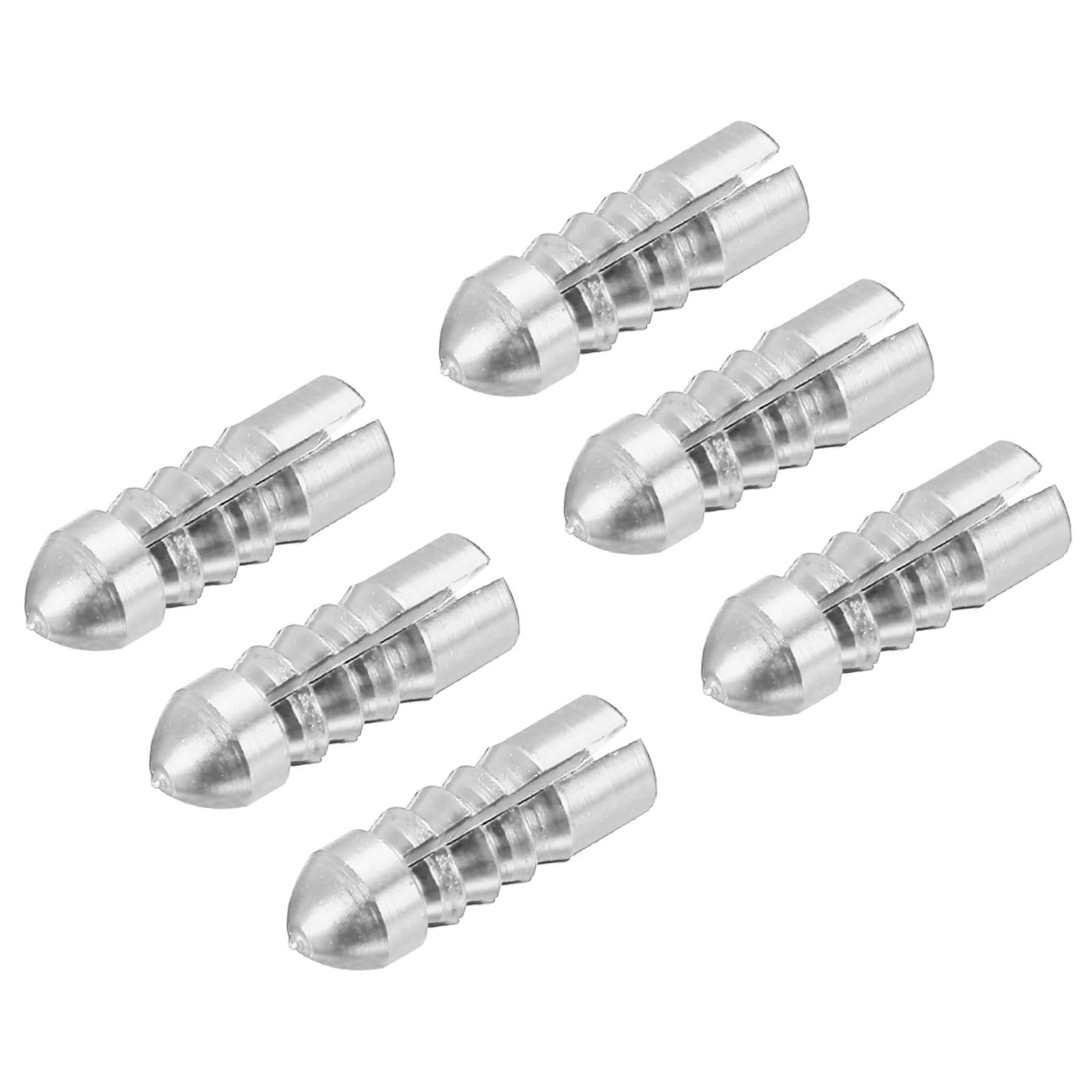 PATIKIL Dart Flight Protectors 6pcs Aluminum Alloy Dart Wing Savers Fixed 90 Degrees Wing Corrector for Steel and Plastic Flights Silver