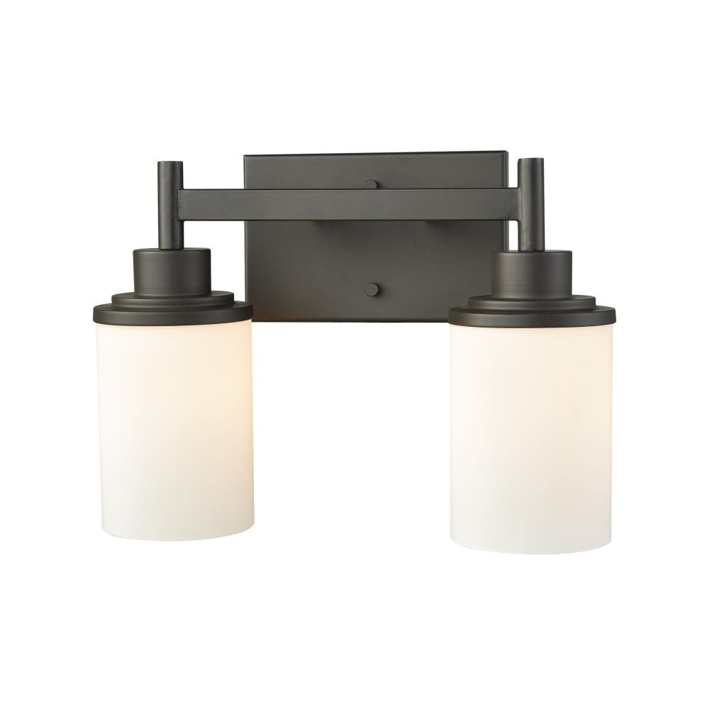 Thomas Lighting CN575211 Belmar 13-in 2 -Light Oil-rubbed Brown Transitional Vanity light