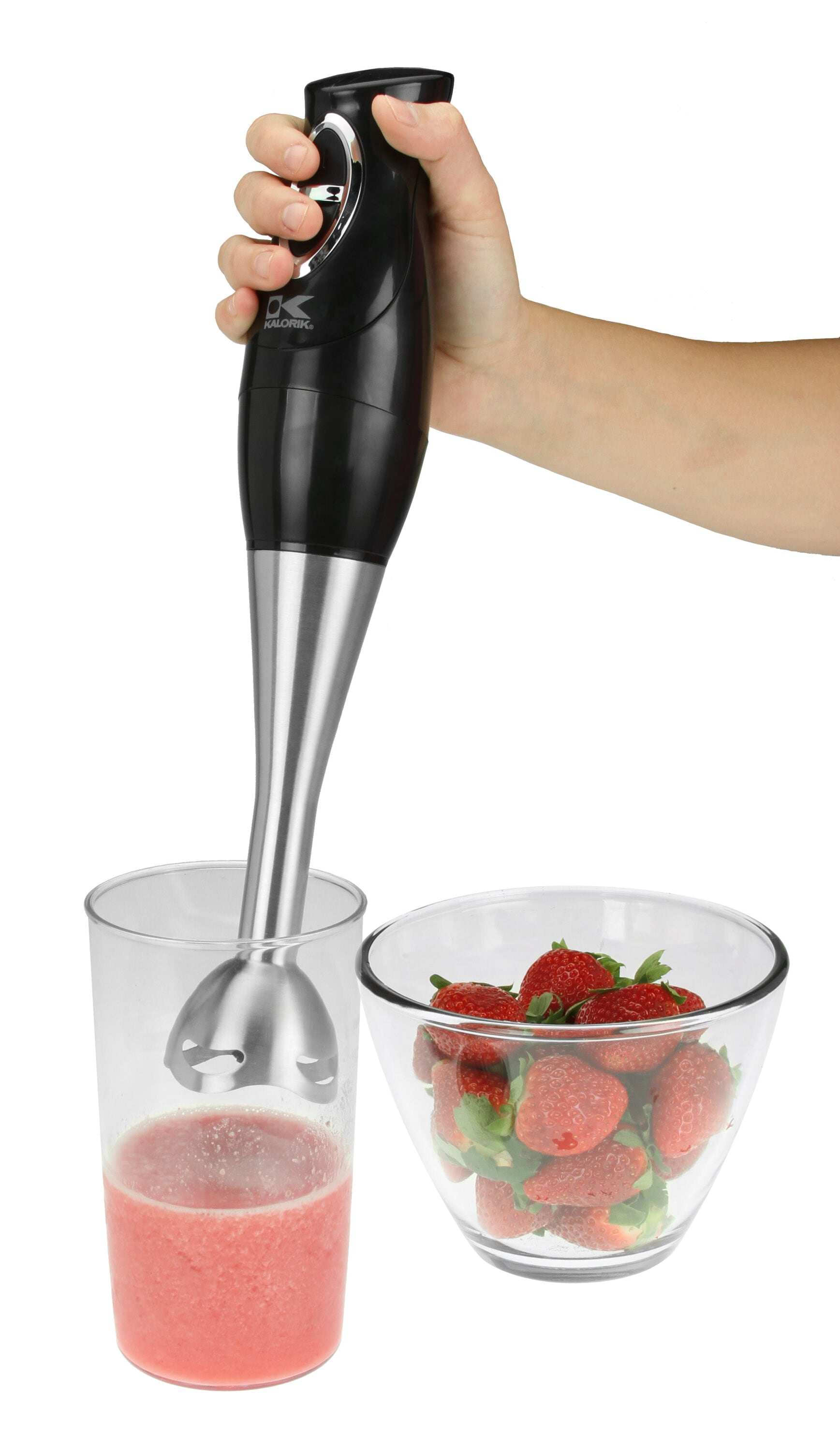 Hastings Home 851439FCZ Immersion Blender 4-in-1 6 Speed Hand Mixer SE