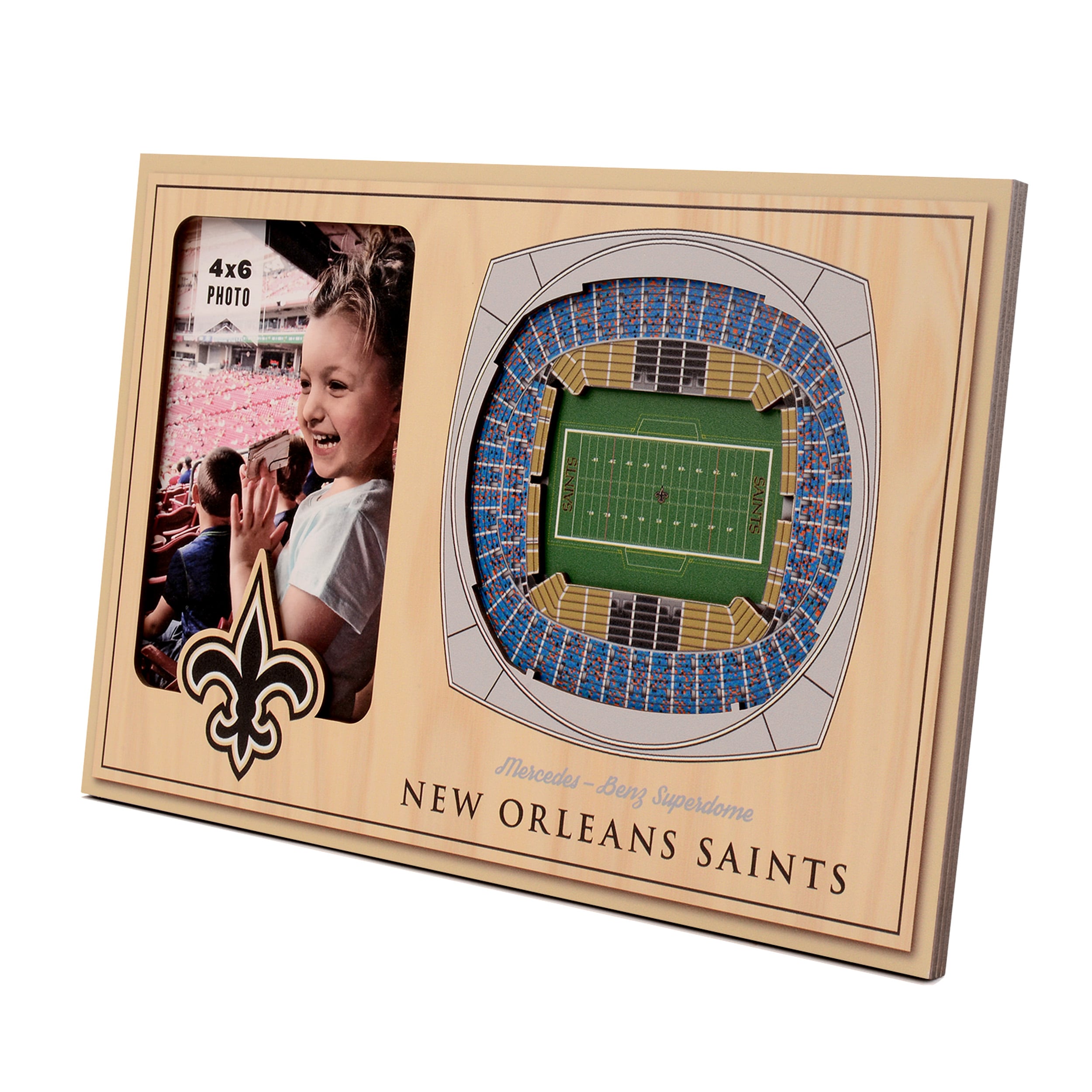 New Orleans Saints Mercedes-Benz Superdome 8 x 10 Framed Football Stadium  Photo