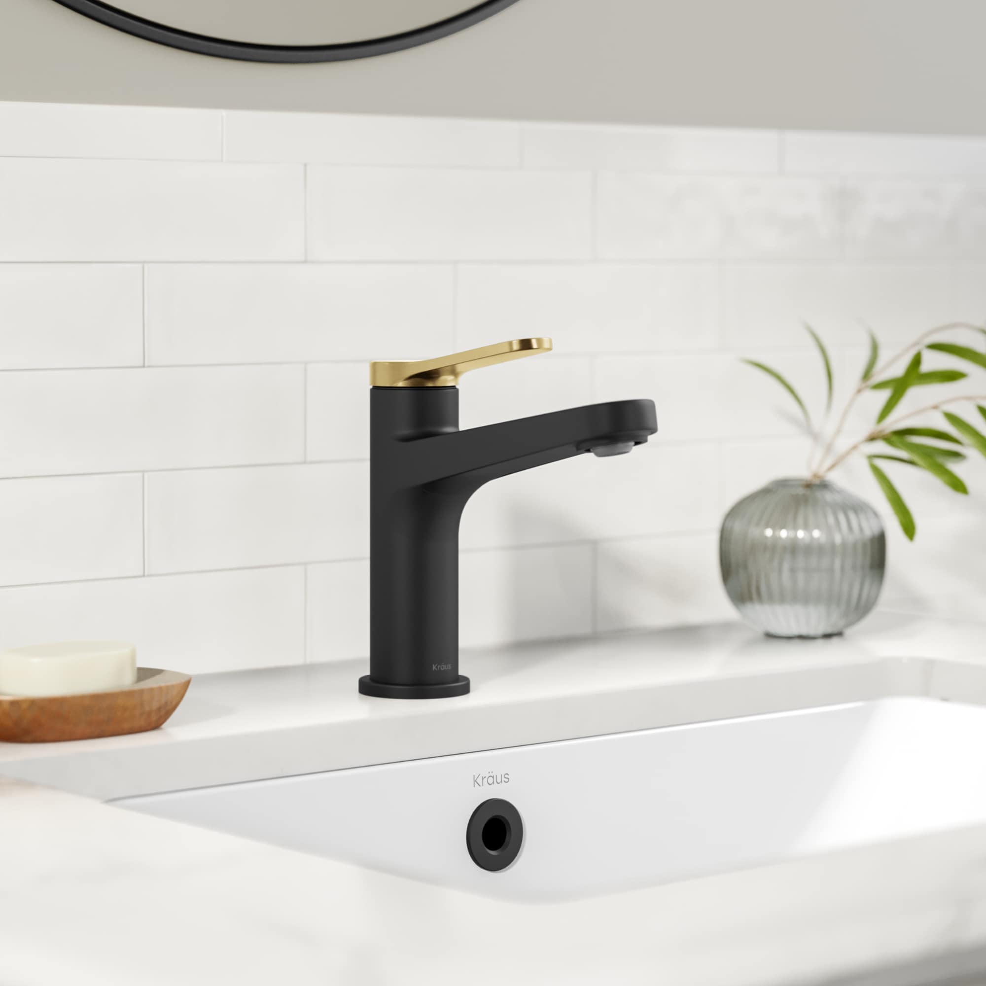 Kraus KBF-1411SFBBMB Lavatory-Faucets - View #3