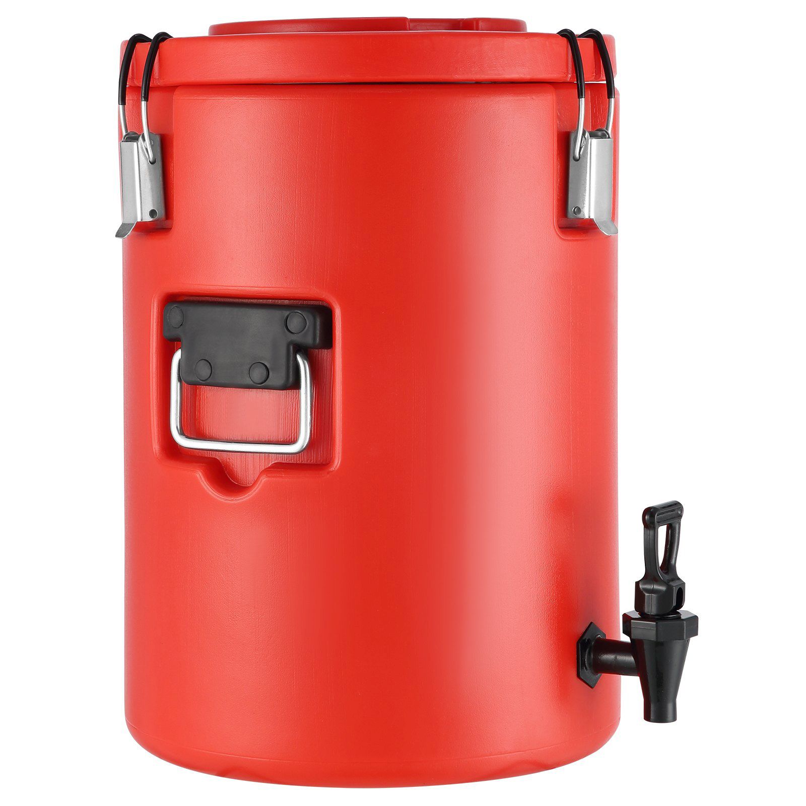 Slickblue - 3/4.5 Gallon Red Insulated Beverage Dispenser Stand Included for Coffee Tea Water and...