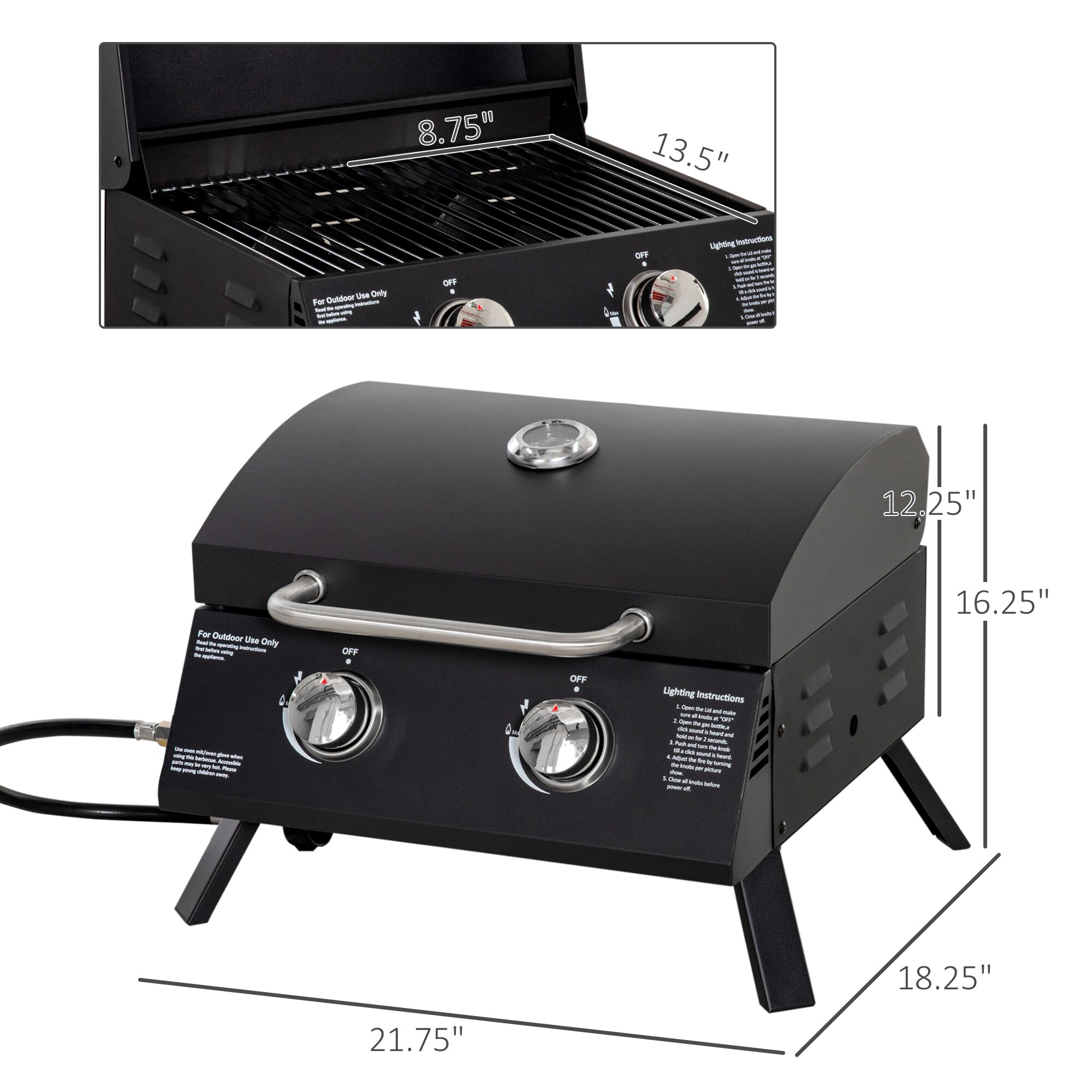 Afoxsos LAF0319G11 Gas-Grill - View #3