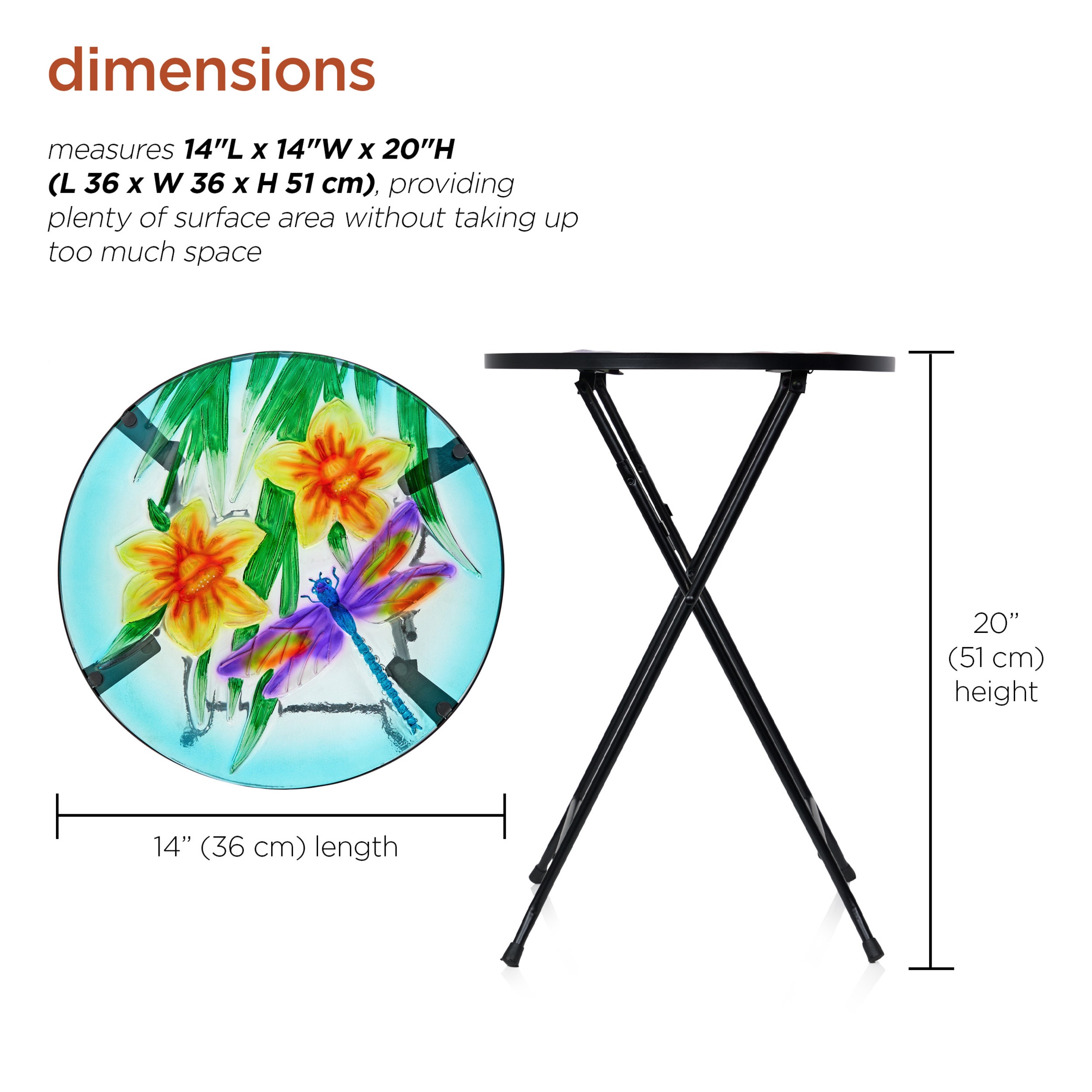 Alpine Corporation KBD163T-14 Patio-Tables - View #5