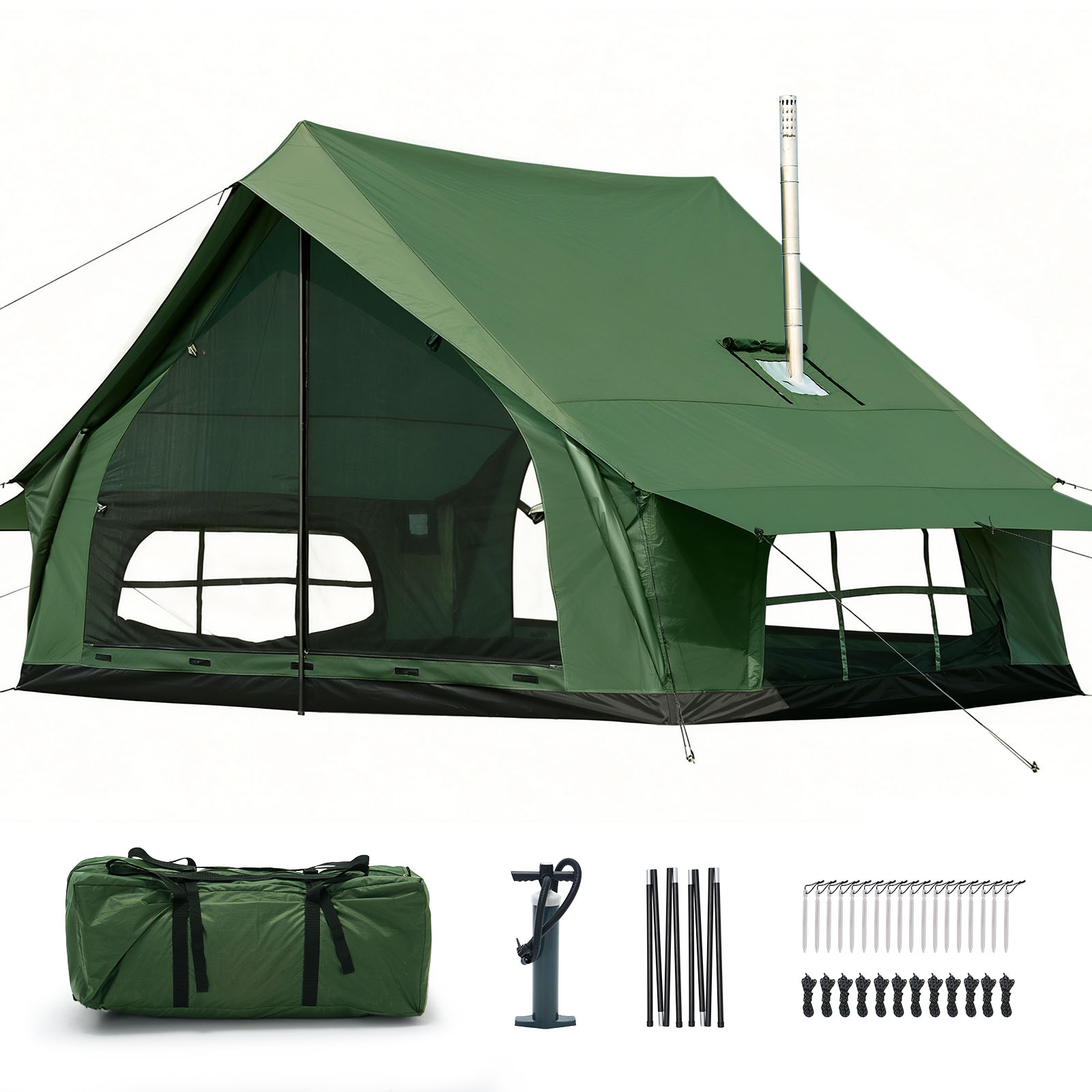 Coleman TENT 16X7 MONTANA 8P BLUE C001 2000018292 at Lowes.com