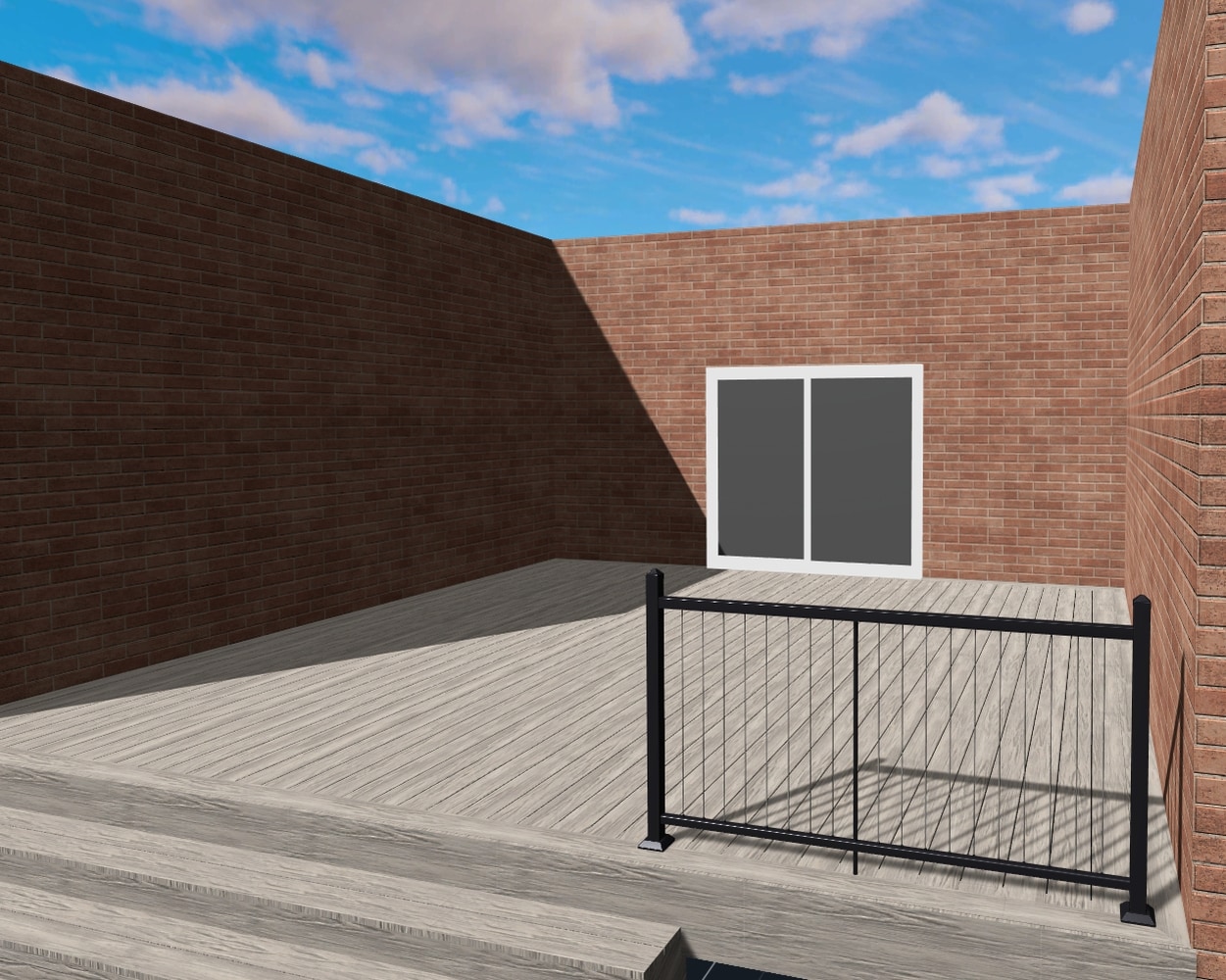 Fortress Building Products K-57134808-1R2P railings - View #2