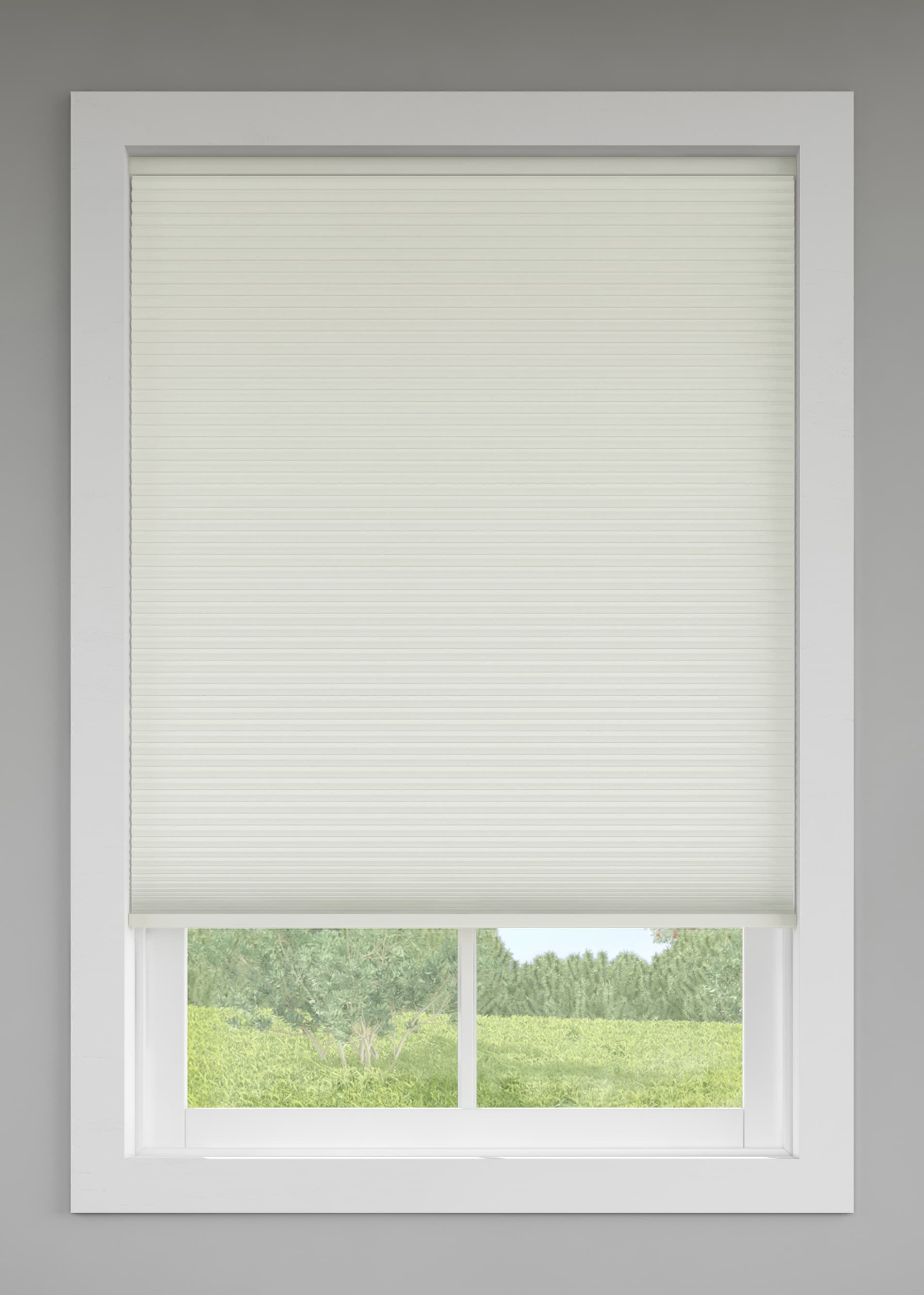 LEVOLOR 41-in x 72-in Ecru Blackout Cordless Cellular Shade in the ...