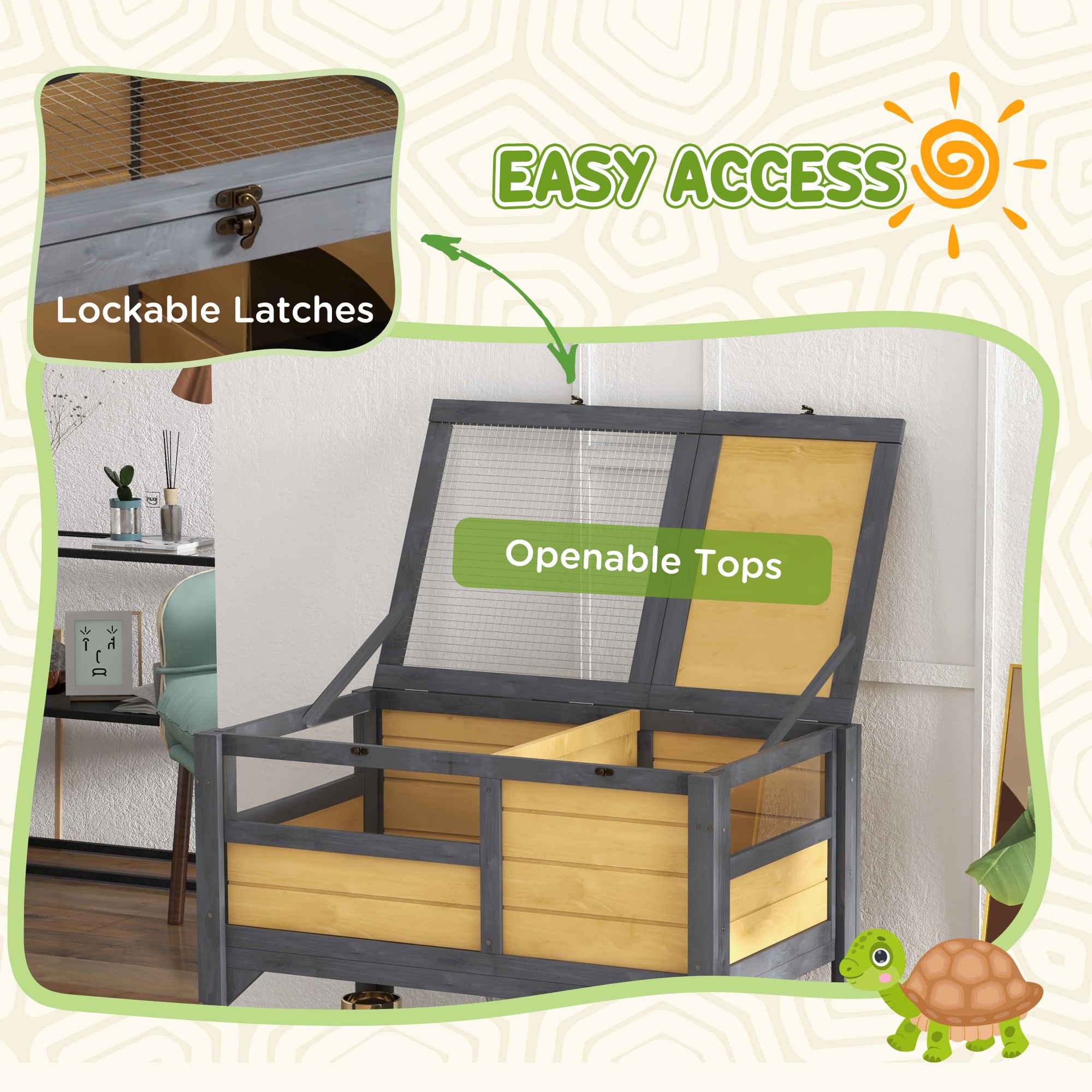 Tatayosi P-DJ-130641 Chicken-Coops-Rabbit-Hutches - View #3
