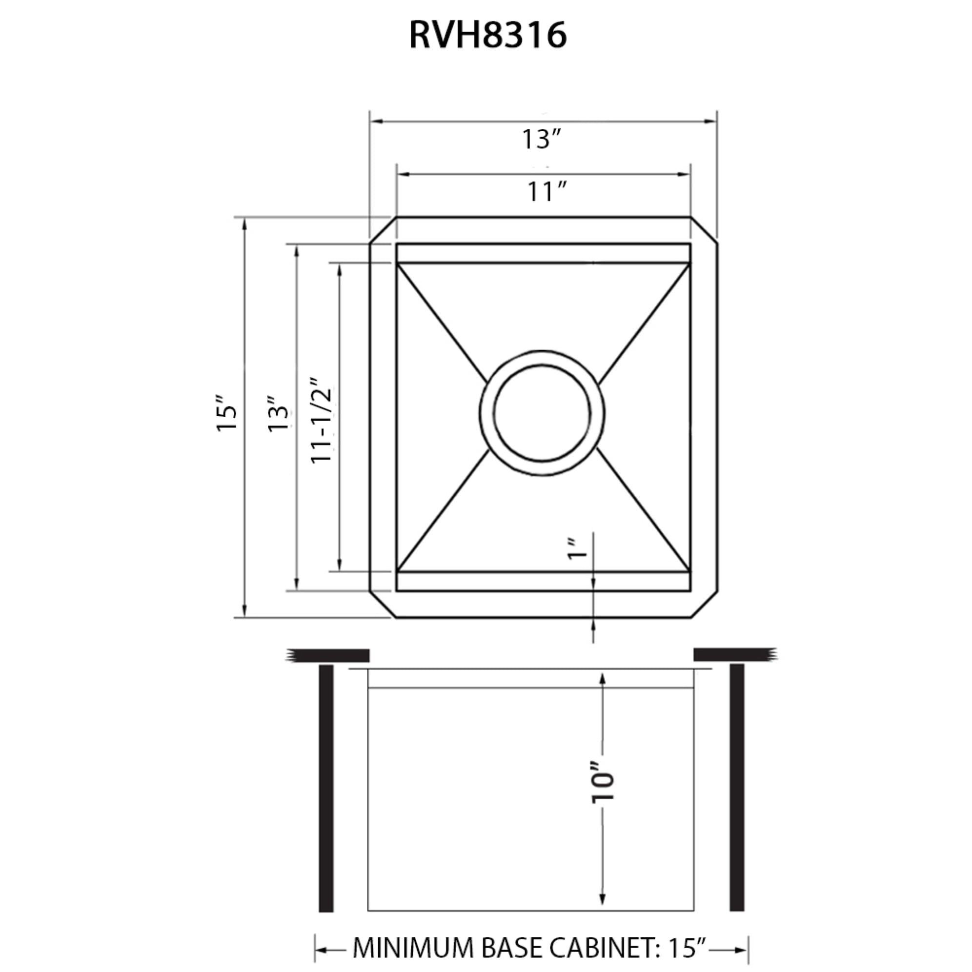 Ruvati RVH8316 Kitchen-Sinks - View #17