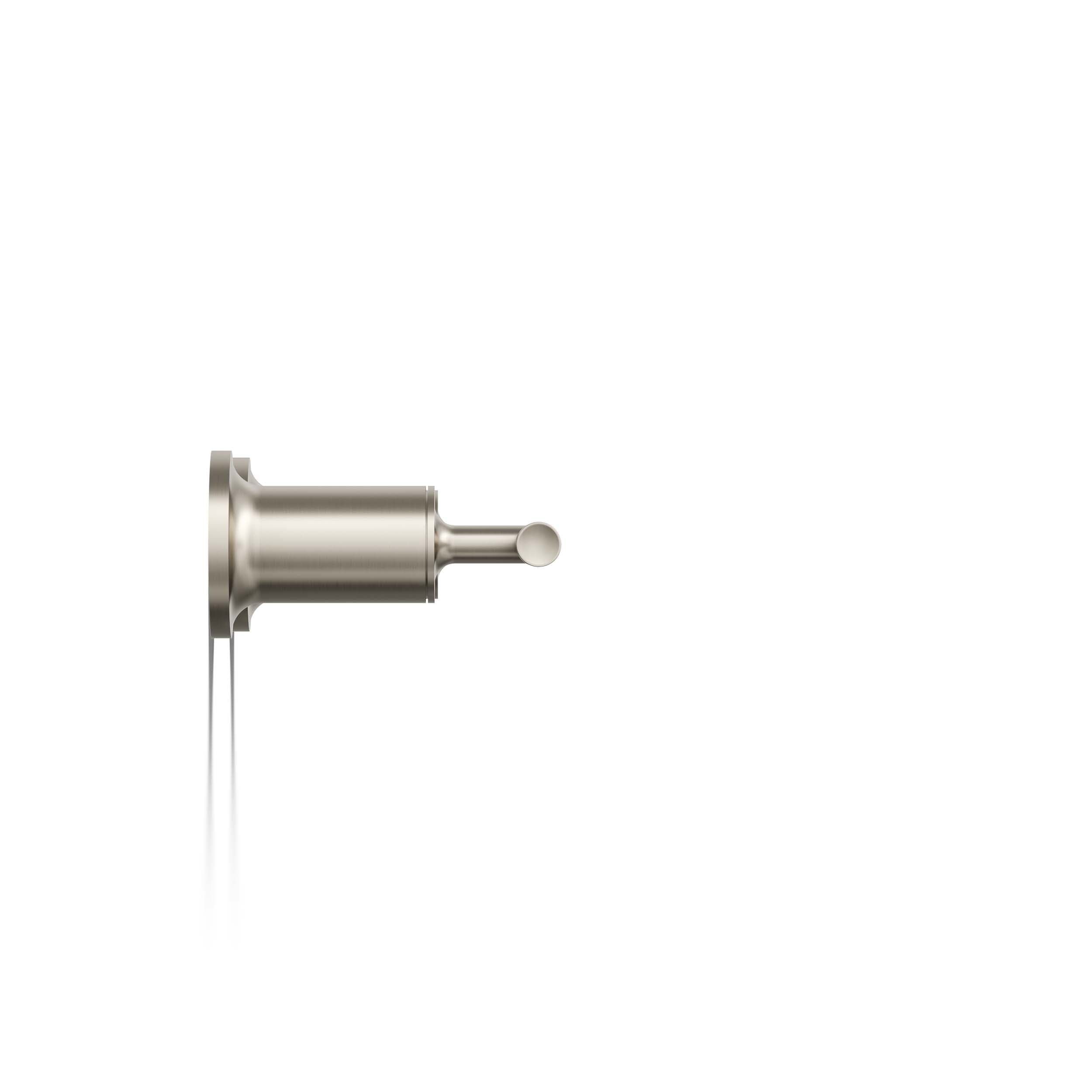 Purist Vibrant Brushed Nickel Wall-Mount Bath Lever Handles
