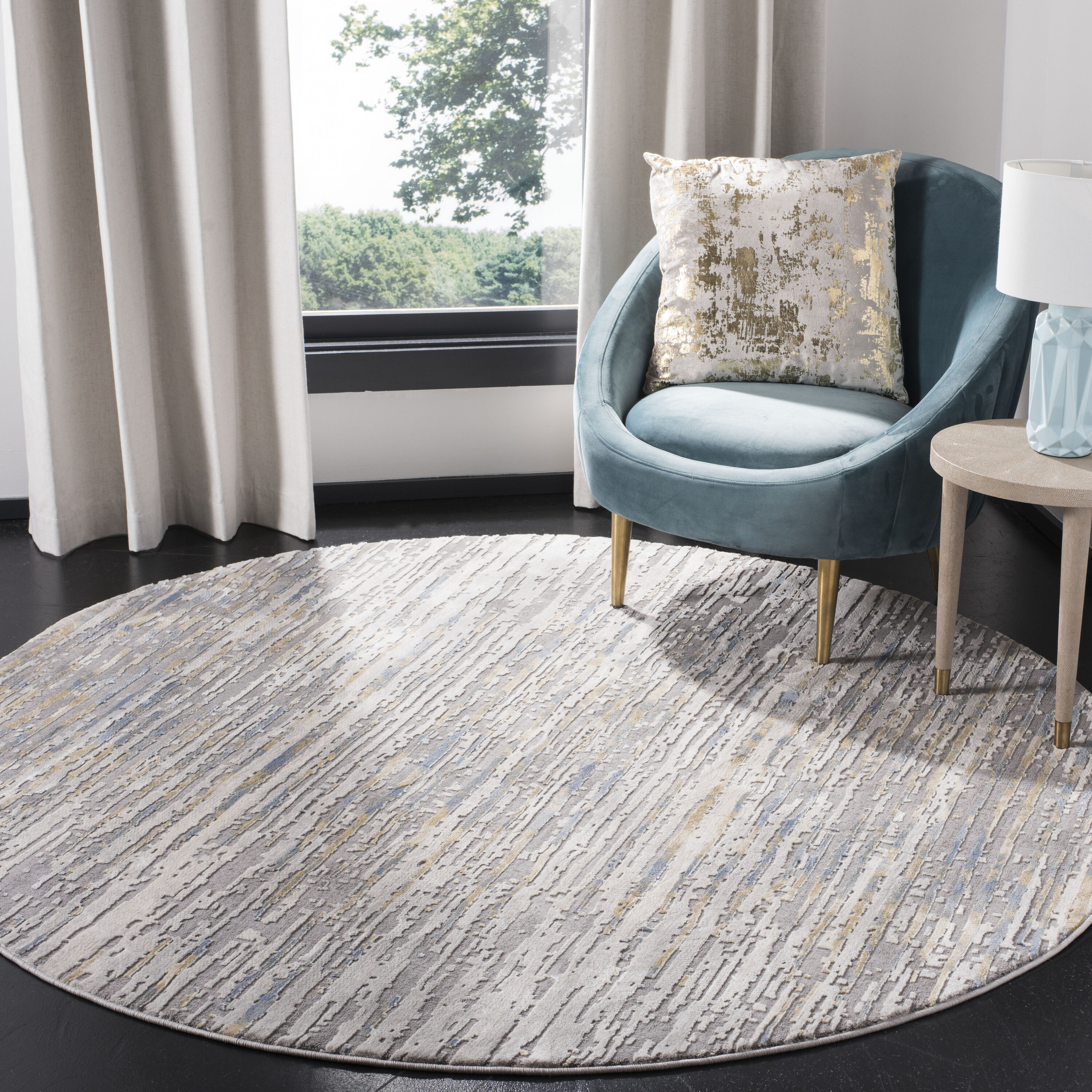 Safavieh - Meadow 179D Grey Gold 7 x 7 Area rug