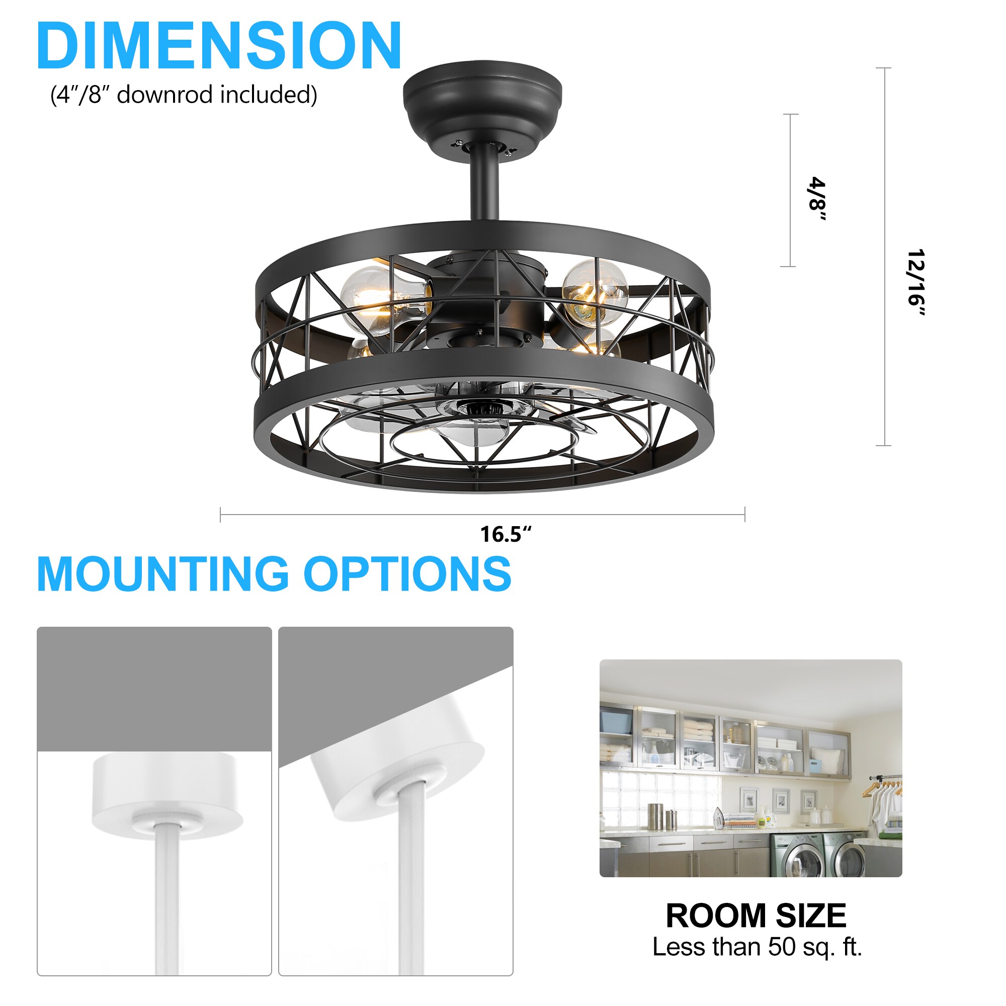 Breezary 35001-BK Ceiling-Fans - View #8