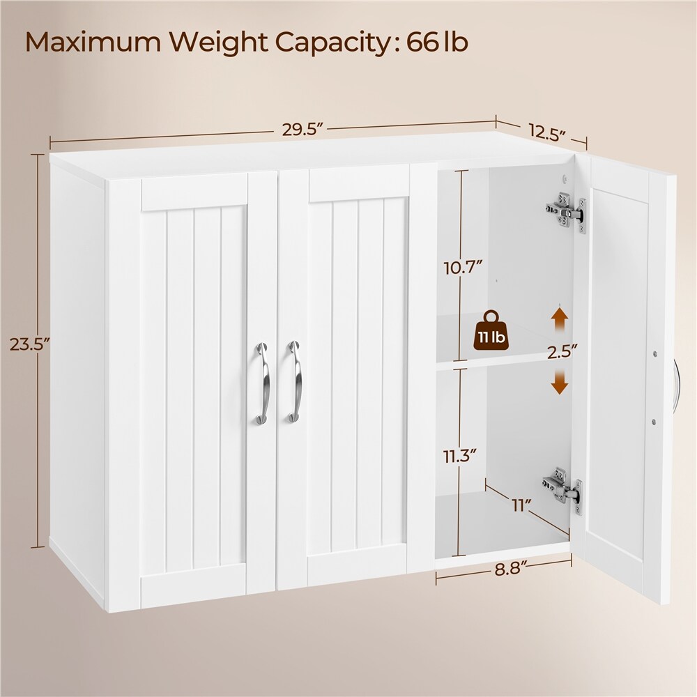 Yaheetech LSK0W70001 Bathroom-Wall-Cabinets - View #3