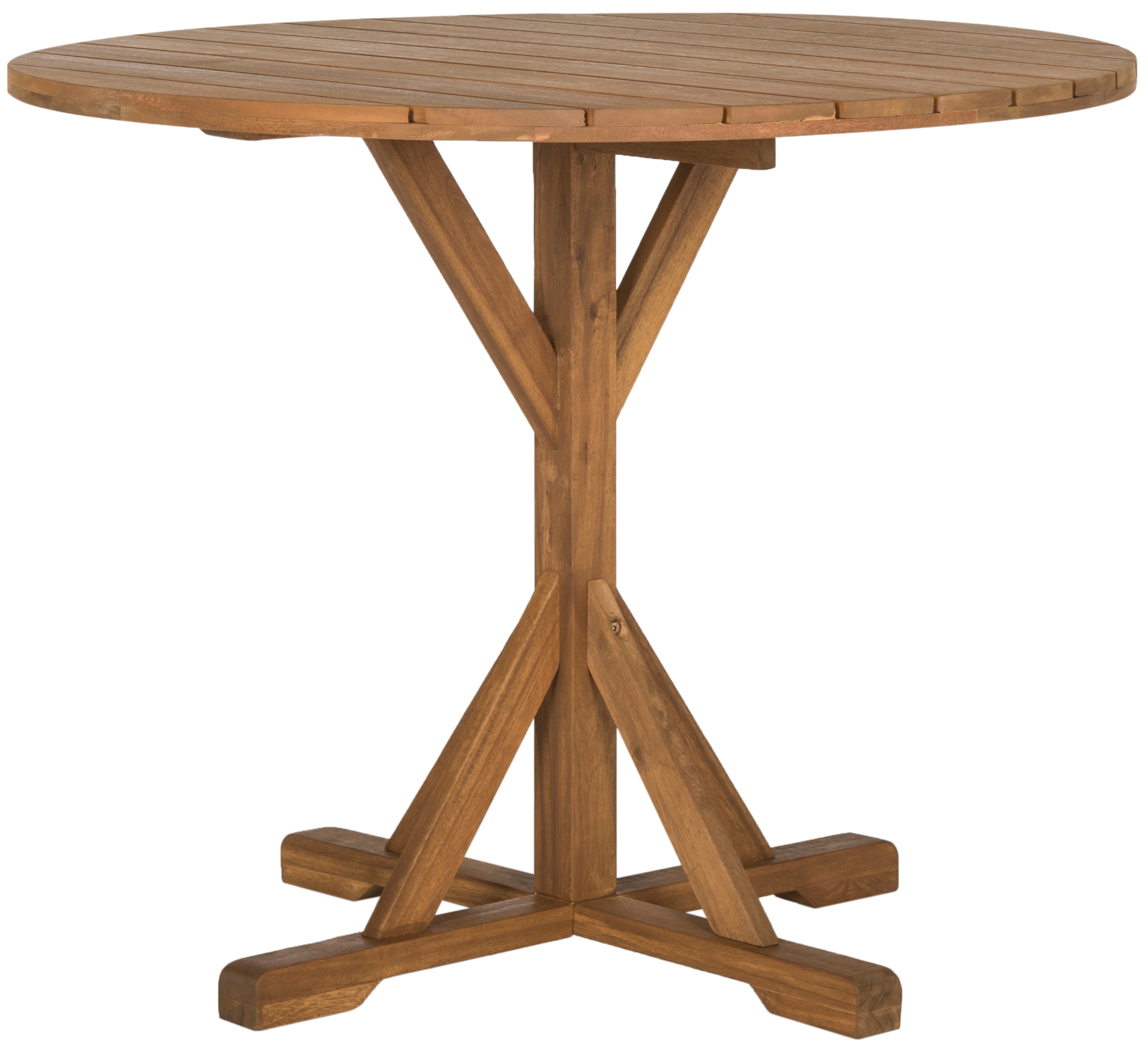 Safavieh PAT6735A ARCATA ROUND TABLE (TEAK)