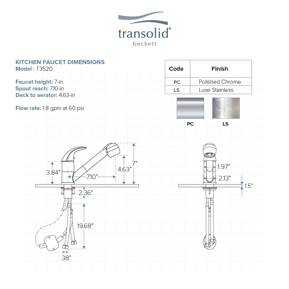 Transolid T3520-LS Kitchen-Faucets - View #6