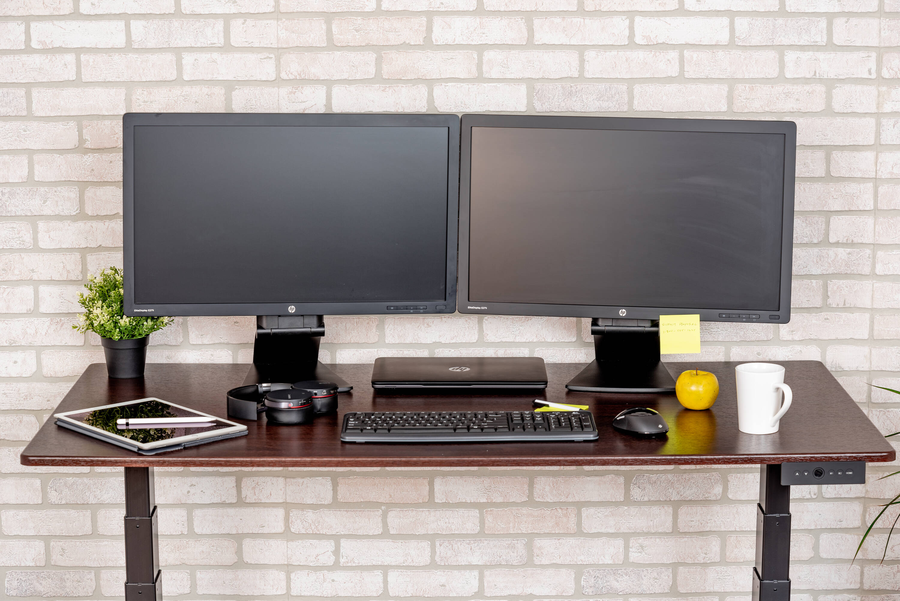 Luxor STANDE-60-BK-DW desks - View #12