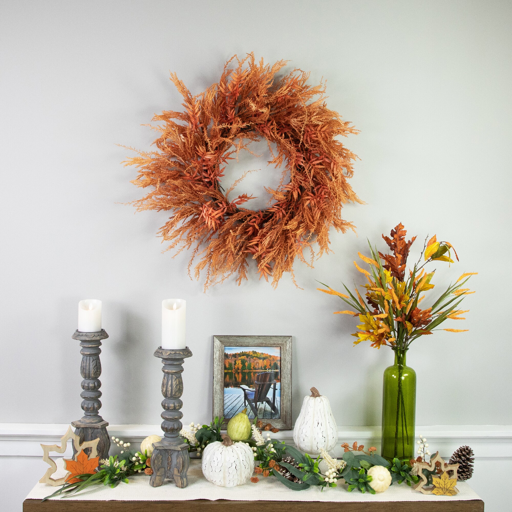 Northlight 35688252 Artificial-Thanksgiving-Wreaths - View #3