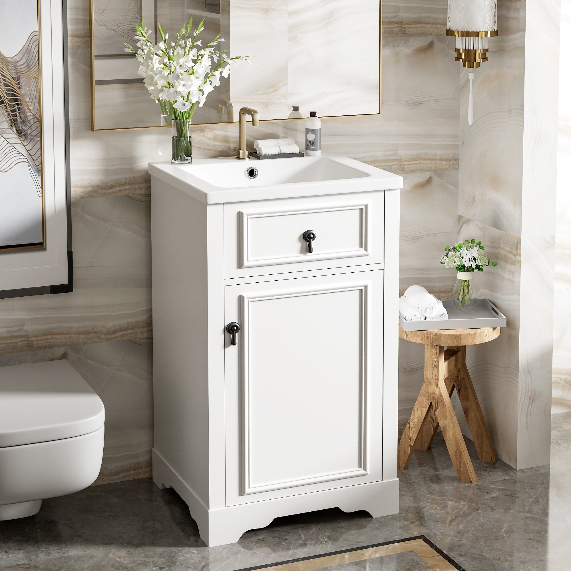 Vorene S-QUTVW7BFM1DE Bath-Vanity-Combo - View #2