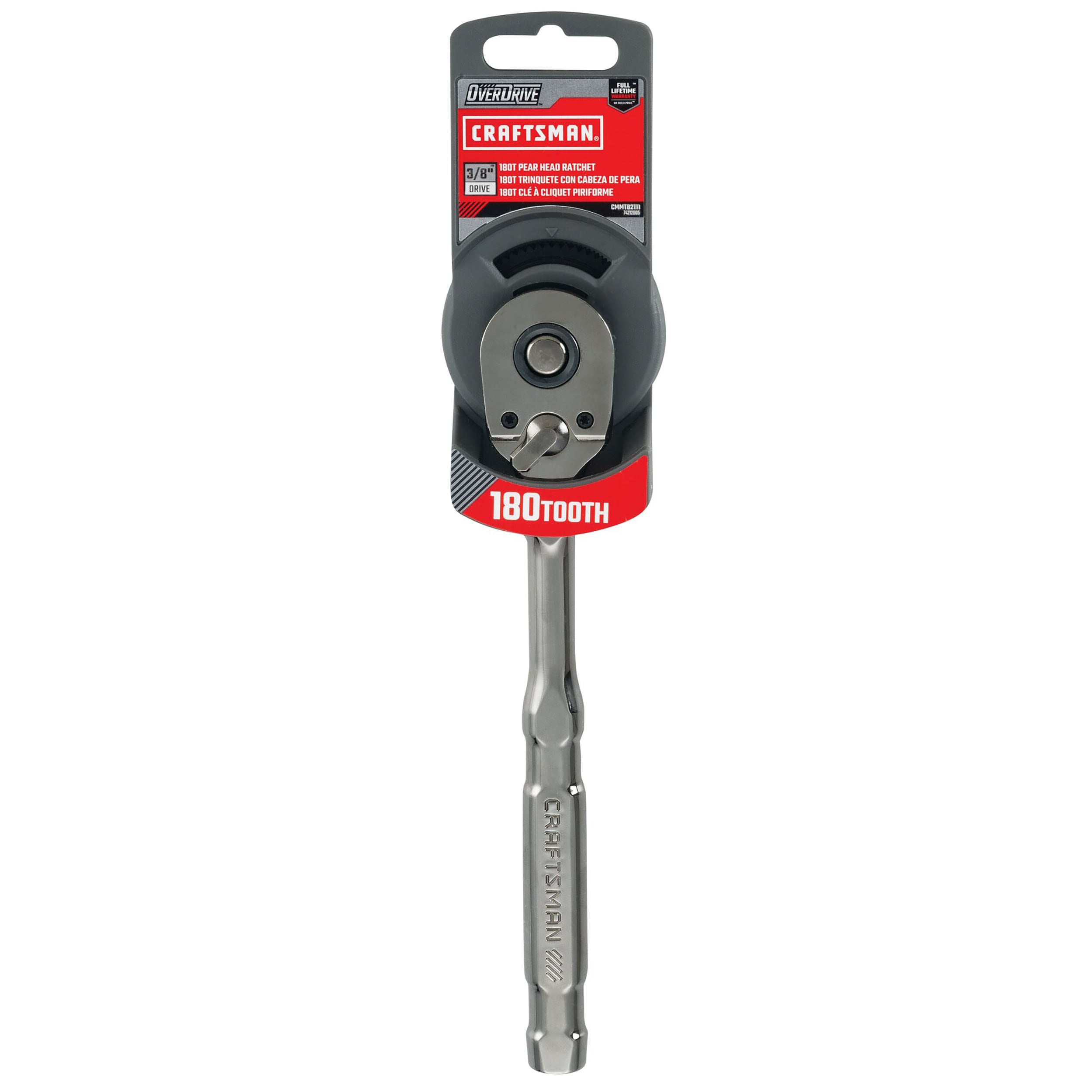 Edward Tools Ratchet Handle 3/8” Drive - 8” Standard Size Rotator Ratchet -  Heavy Duty Steel Construction - Twist Socket Driver Head - SAE/Metric