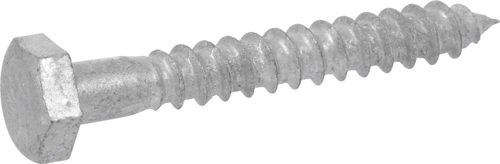 Hillman 3/8-in x 5-in Hot-Dipped Galvanized Hex-Head Exterior Lag Screws in  the Lag Screws department at