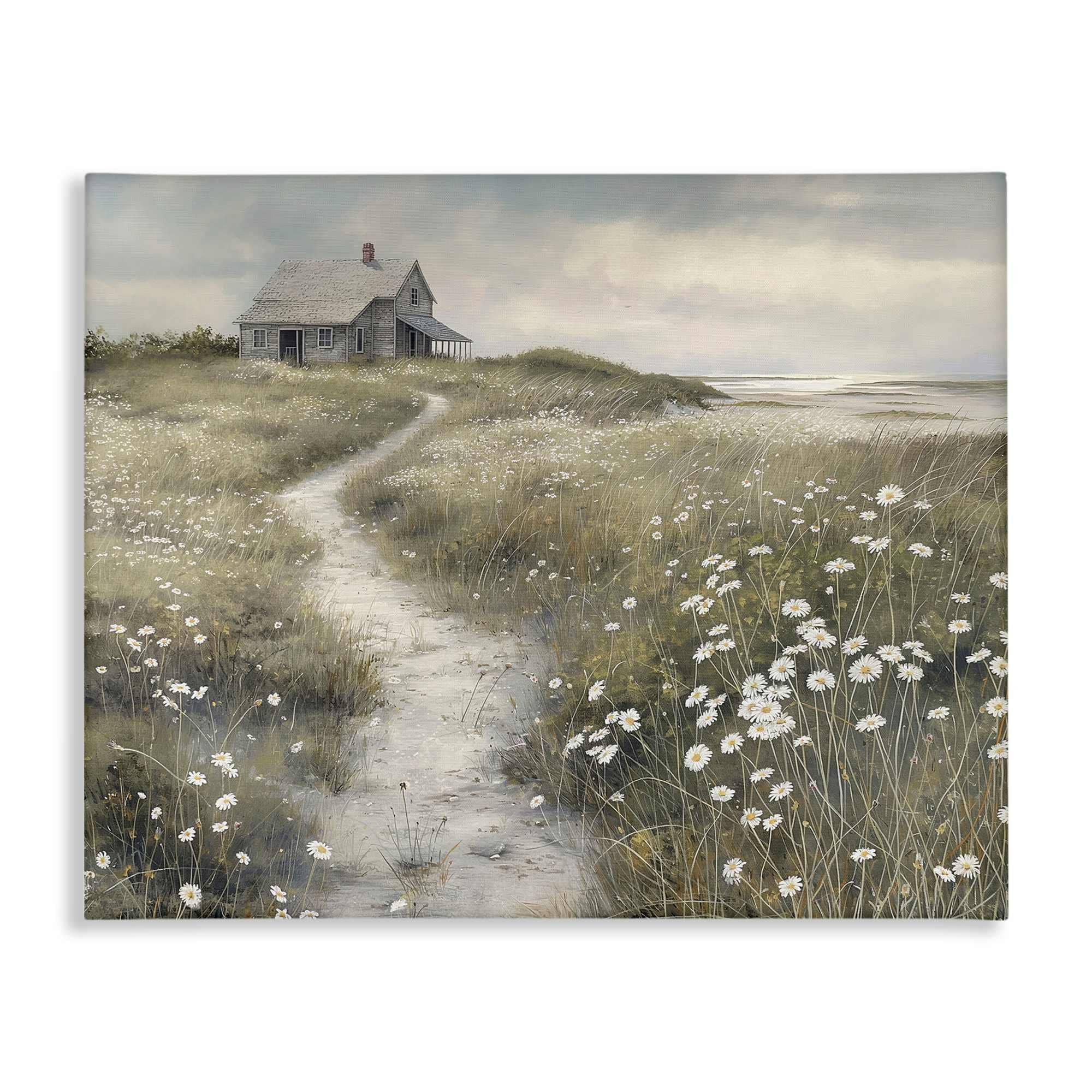 Stupell Industries BT-340-CN-16X20 Path To Coastal Cottage Canvas design by Imagine It Images