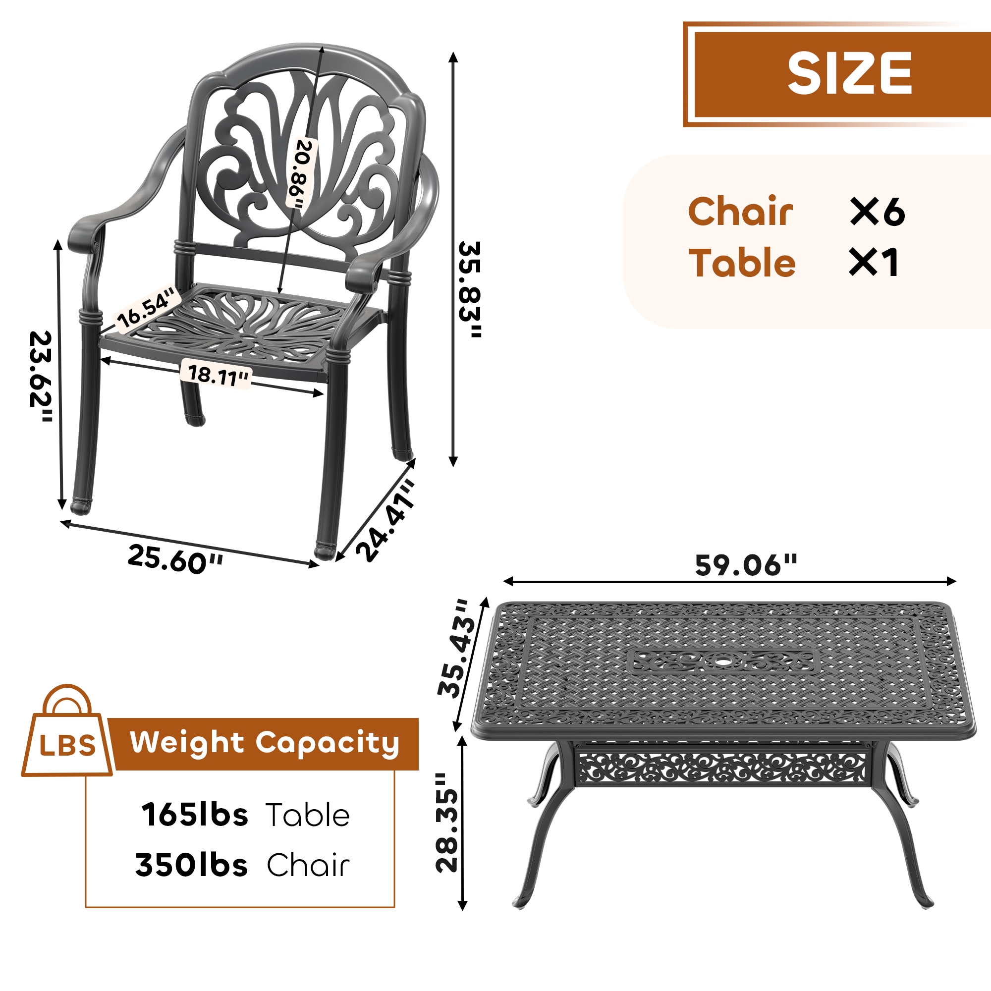 nicesure SLBK6002CZ6A1051RC Patio-Dining-Sets - View #9