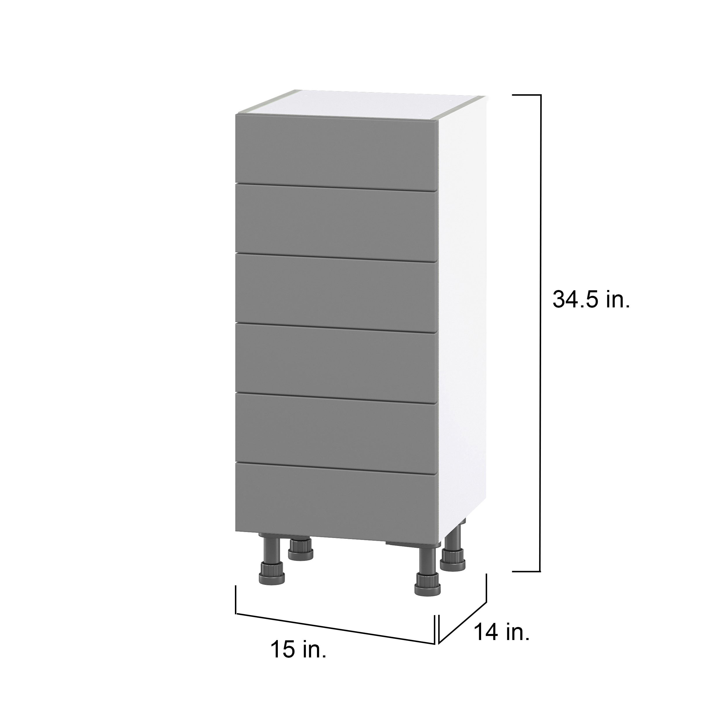 Hugo&Borg DSB6D1514-BM Cabinets-Kitchen - View #4