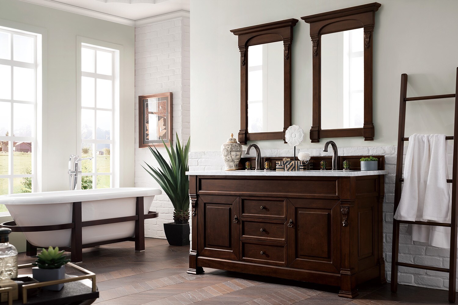 James Martin Vanities 147-114-5661-3CAR Bath-Vanity-Combo - View #4