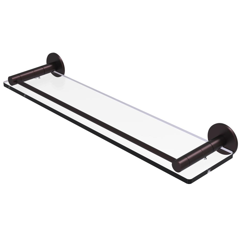 Allied Brass FR-1/22G-ABZ Fresno Antique Bronze Wall mount Bathroom Shelf ( 22-in x 2-in x 5-in )