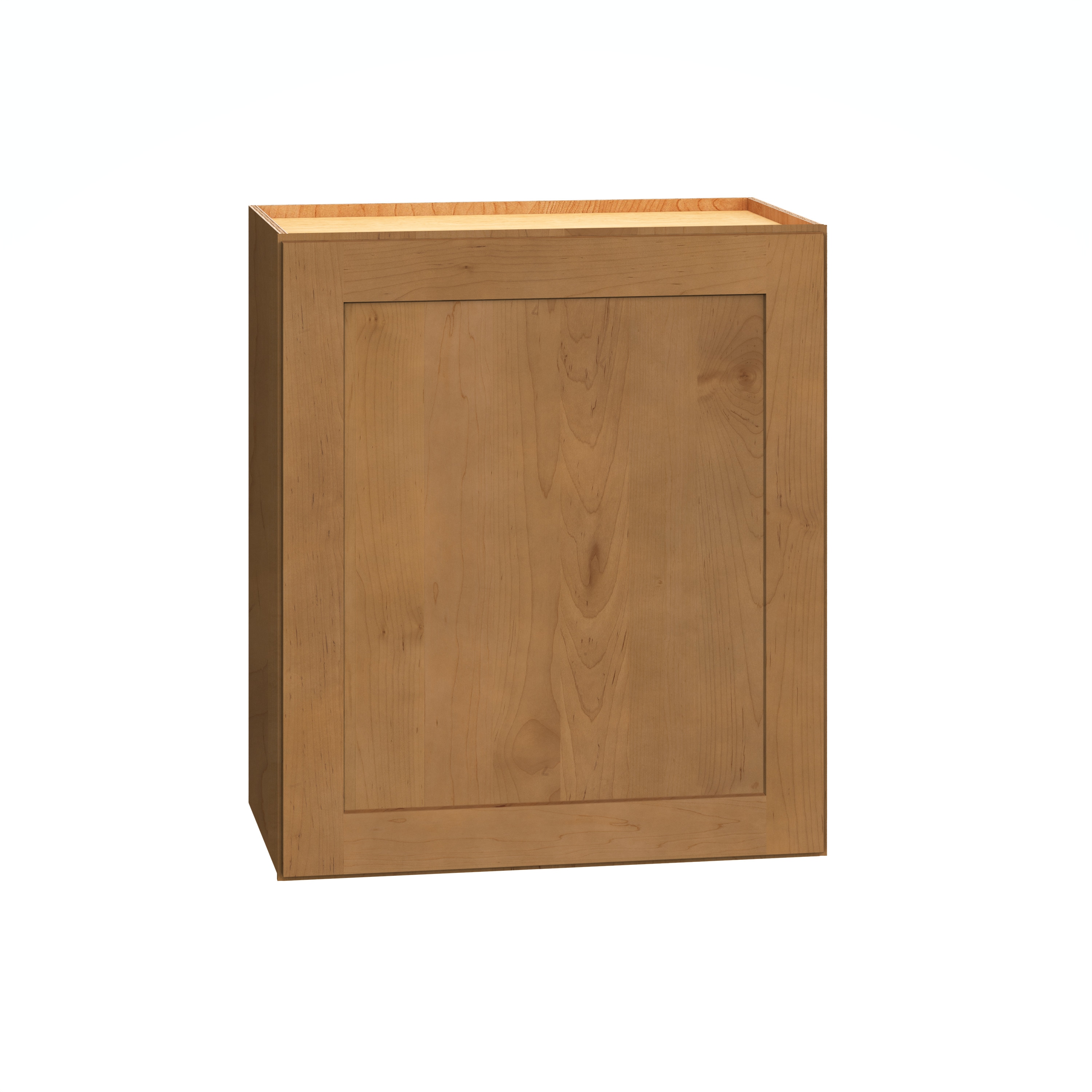 Diamond Express 62L-W2124R Jamestown 21-in W x 24-in H x 12-in D Sahara Brown Wall Fully assembled Plywood Cabinet Recessed Panel Shaker