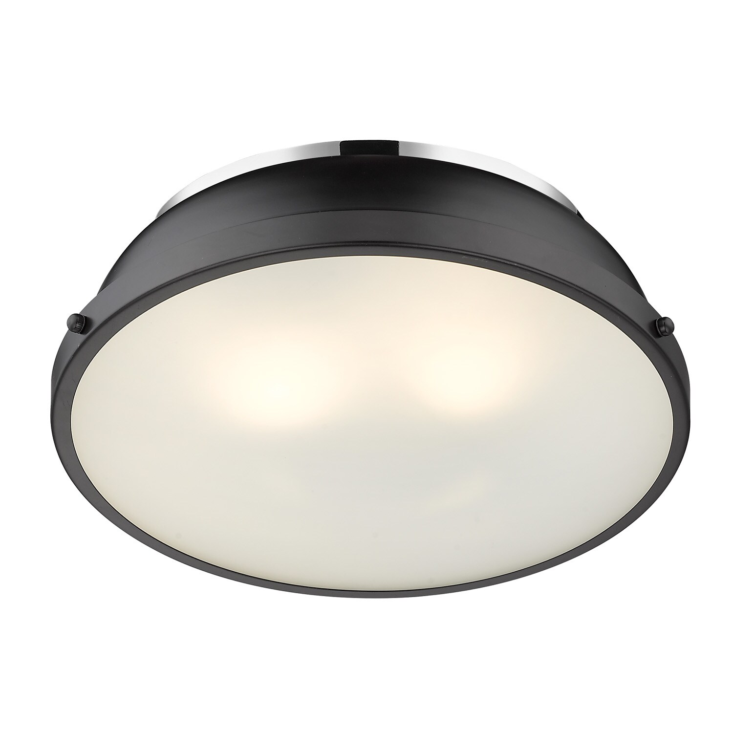 Golden Lighting 3602-14 CH-BLK flushmounts - View #2