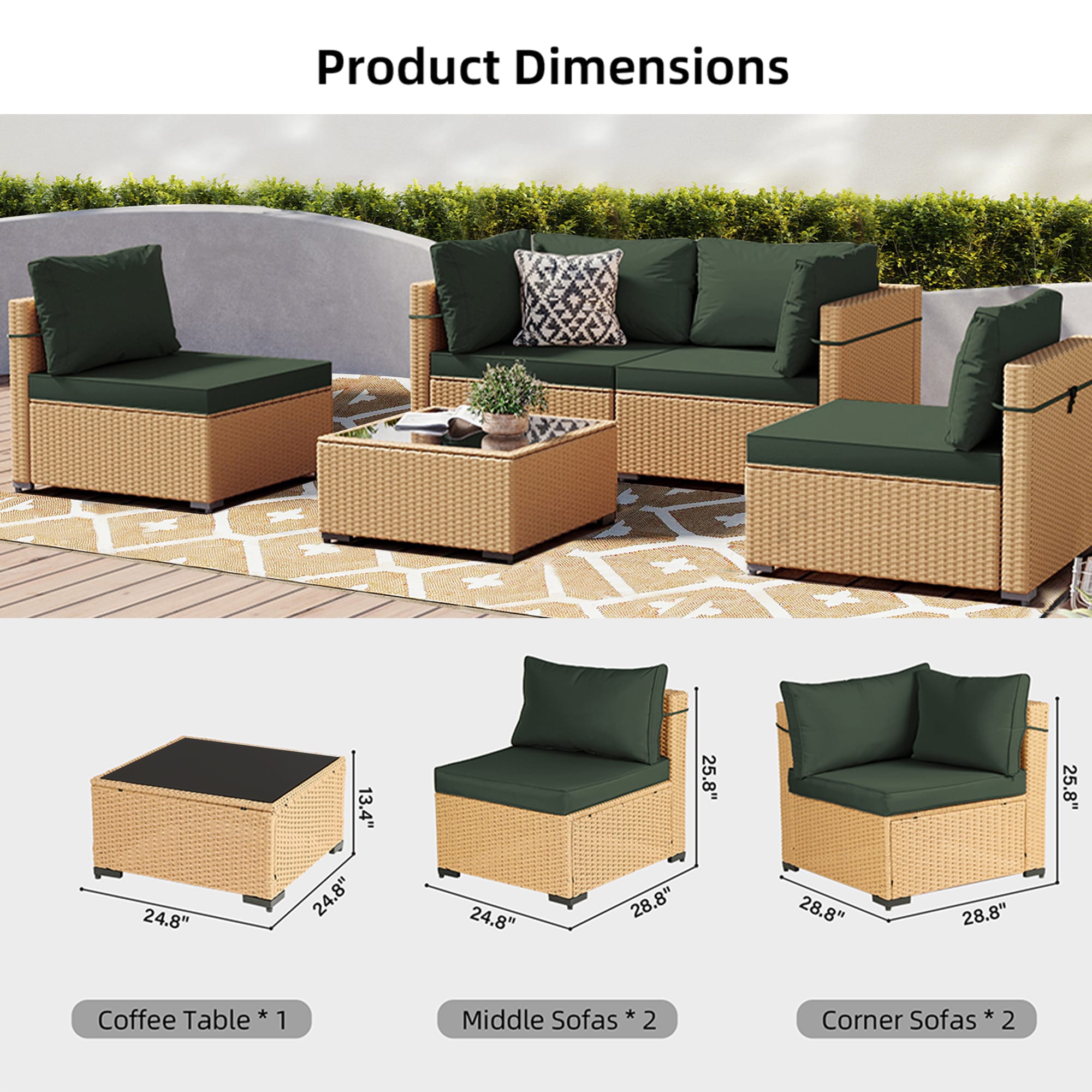 Patio Watcher LS-RT5-Y3 Patio-Conversation-Sets - View #2