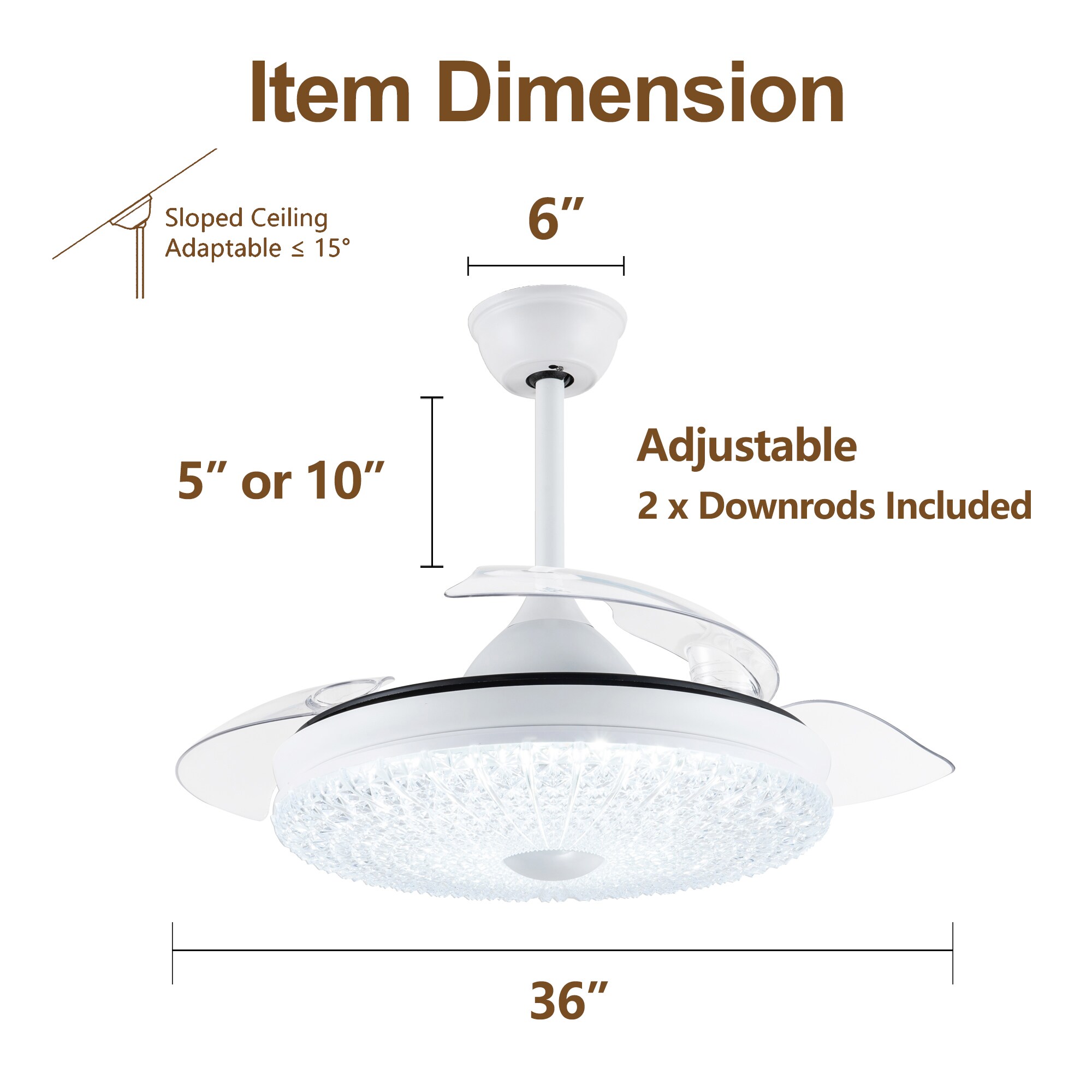 Bella Depot BD3657-C Ceiling-Fans - View #10