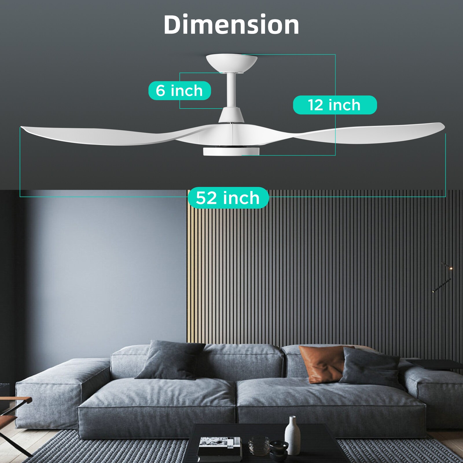 TALOYA TLY-RT-WE-D52 Ceiling-Fans - View #5
