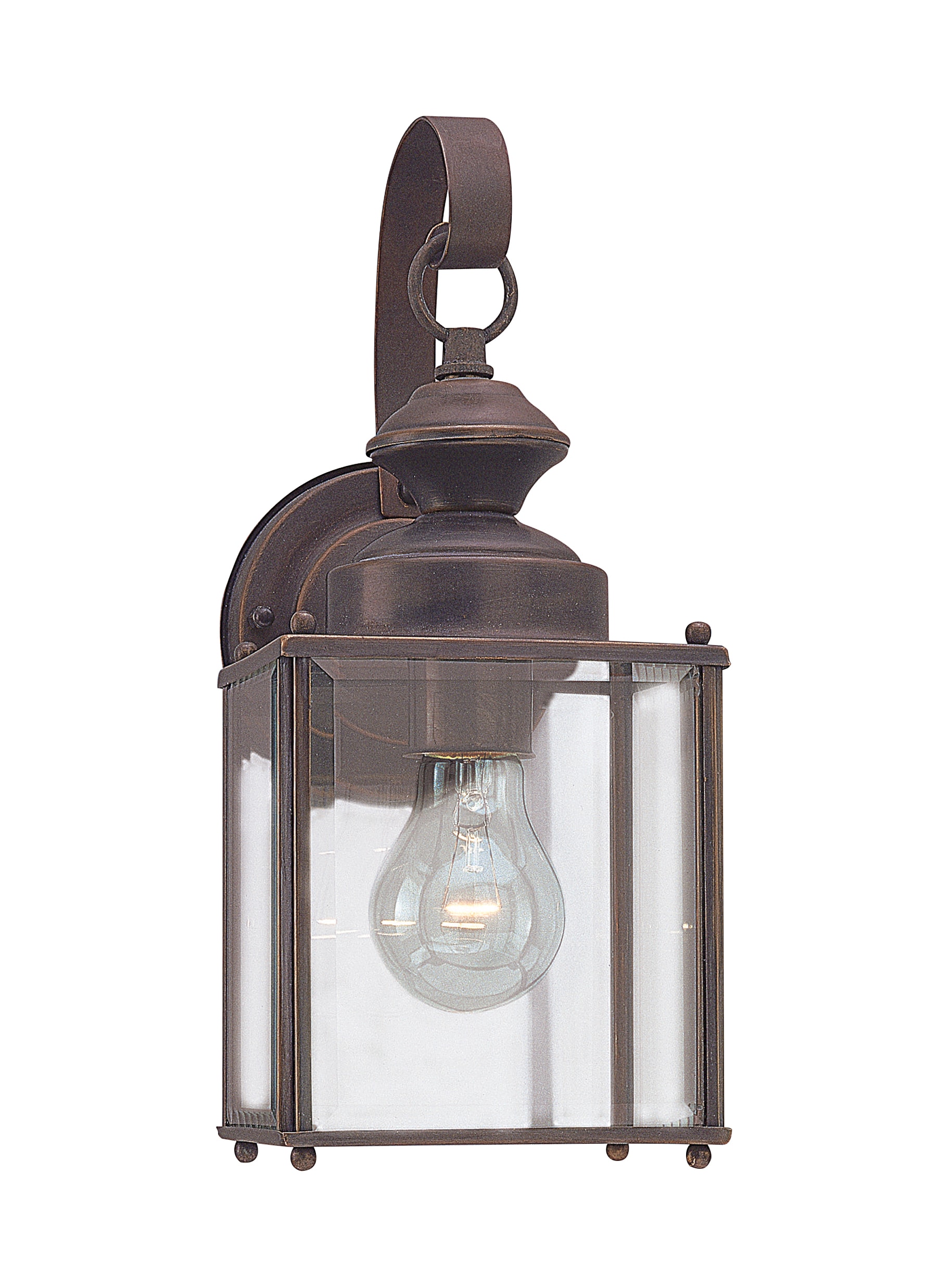 Generation Lighting 8457-71 Jamestowne 1 -Light 12.5-in H Antique Bronze Hardwired Outdoor Wall Light