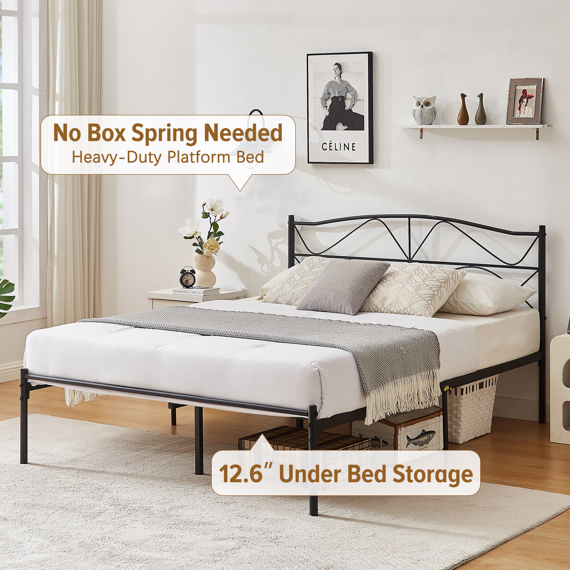 Vecelo LOE-F38-BLK beds - View #4