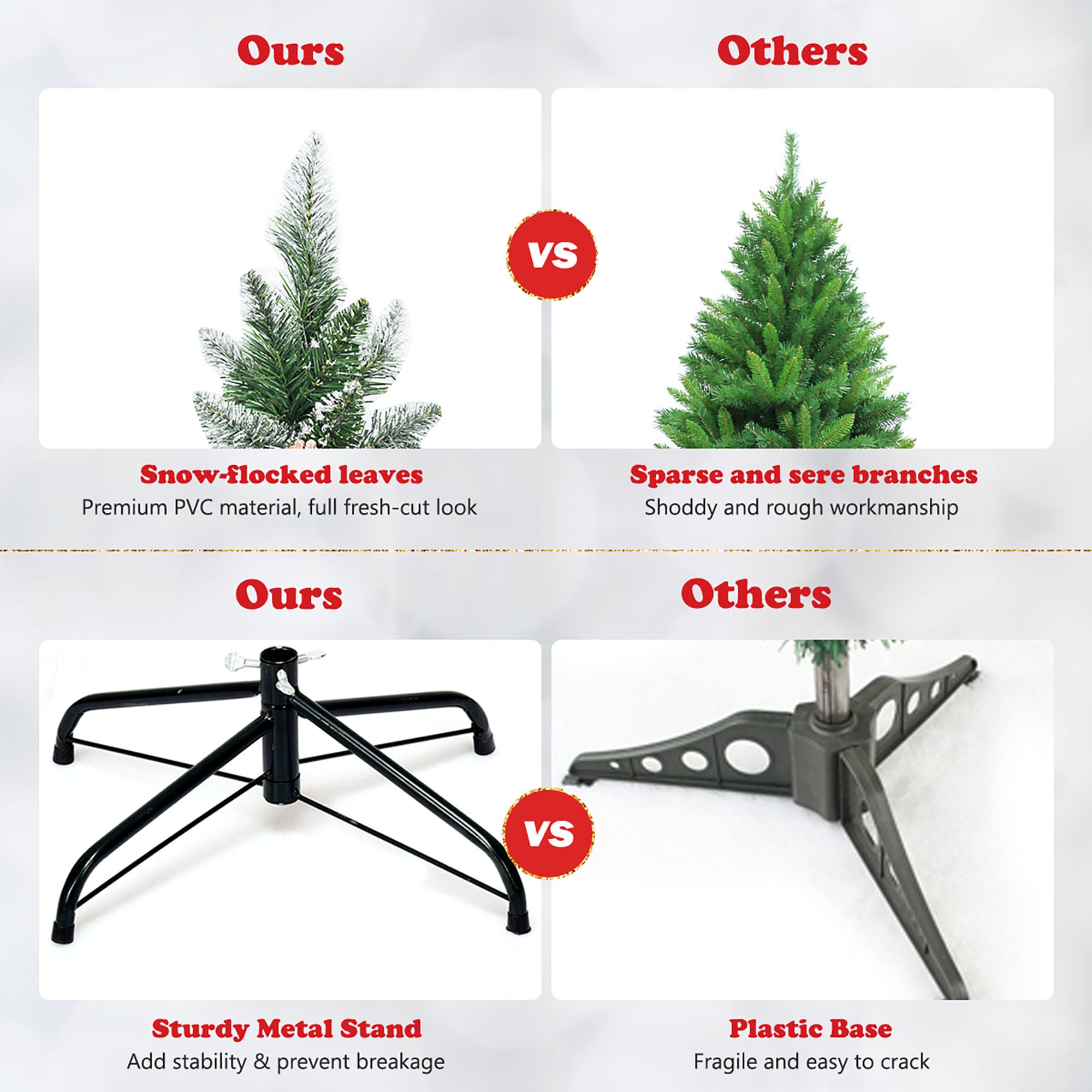 Forclover ALHY-052CM Artificial-Christmas-Trees - View #6
