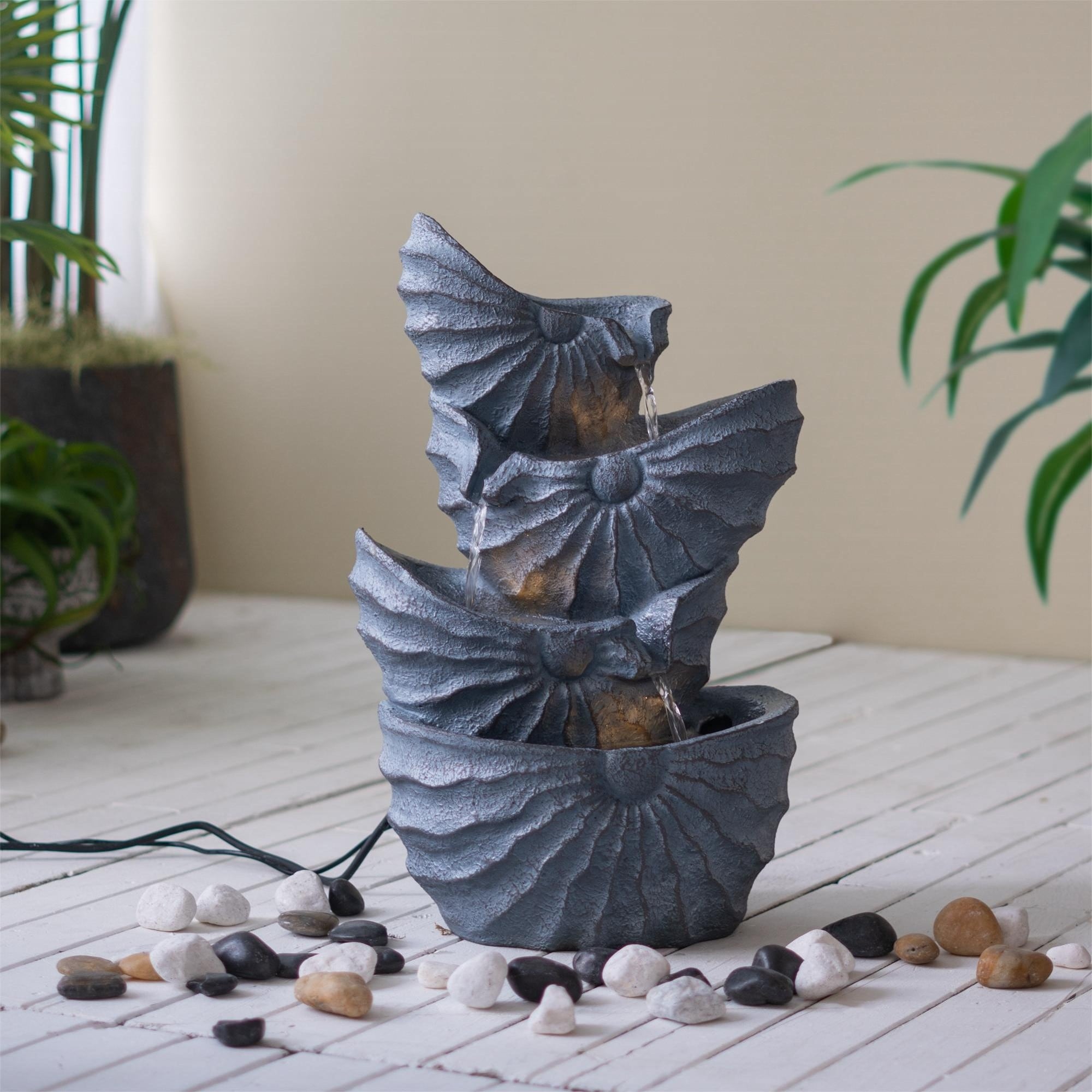 Yiekholo LL-1743AA 21.5-in H Resin Outdoor Fountain Statue