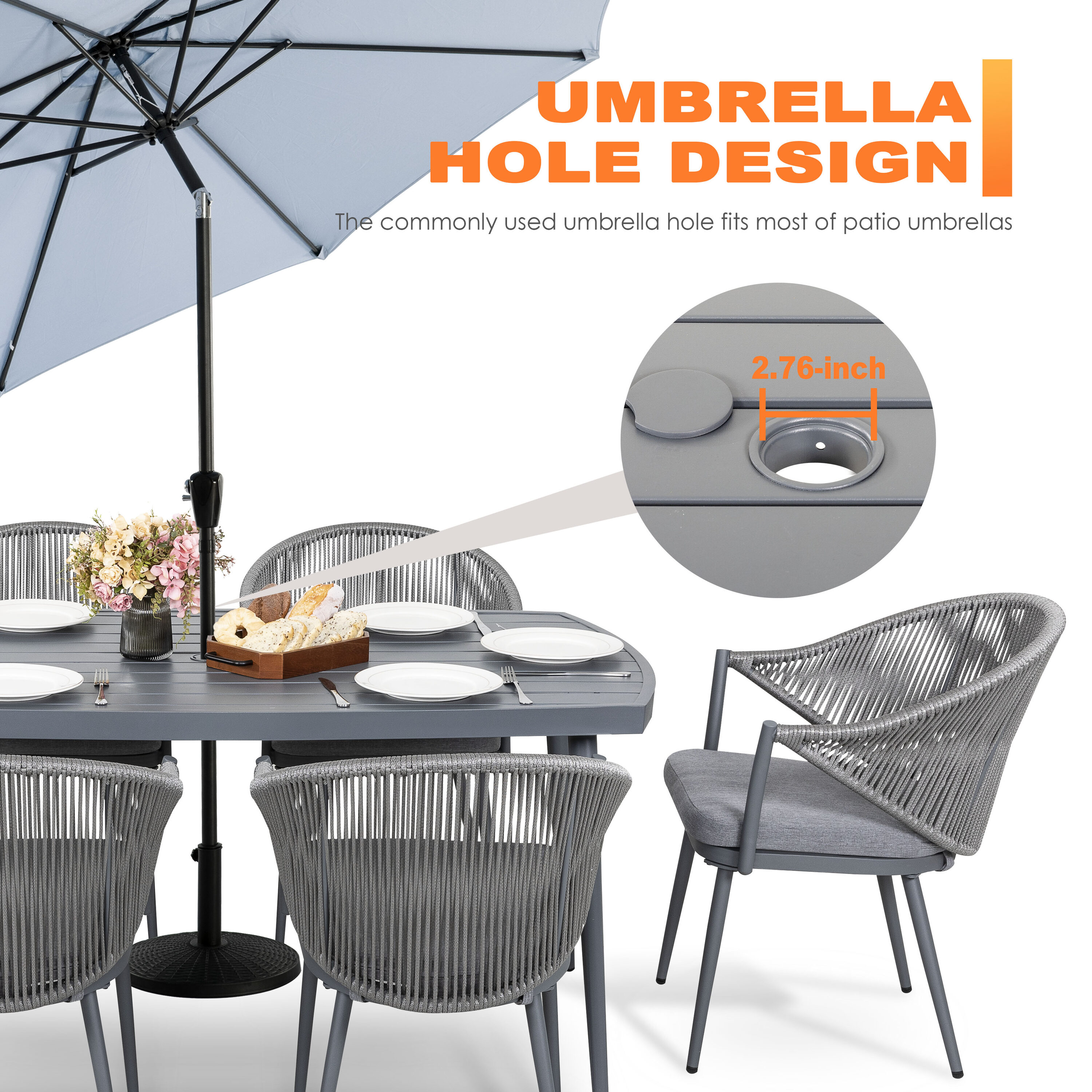 Nuu Garden TA109-HS Patio-Tables - View #4