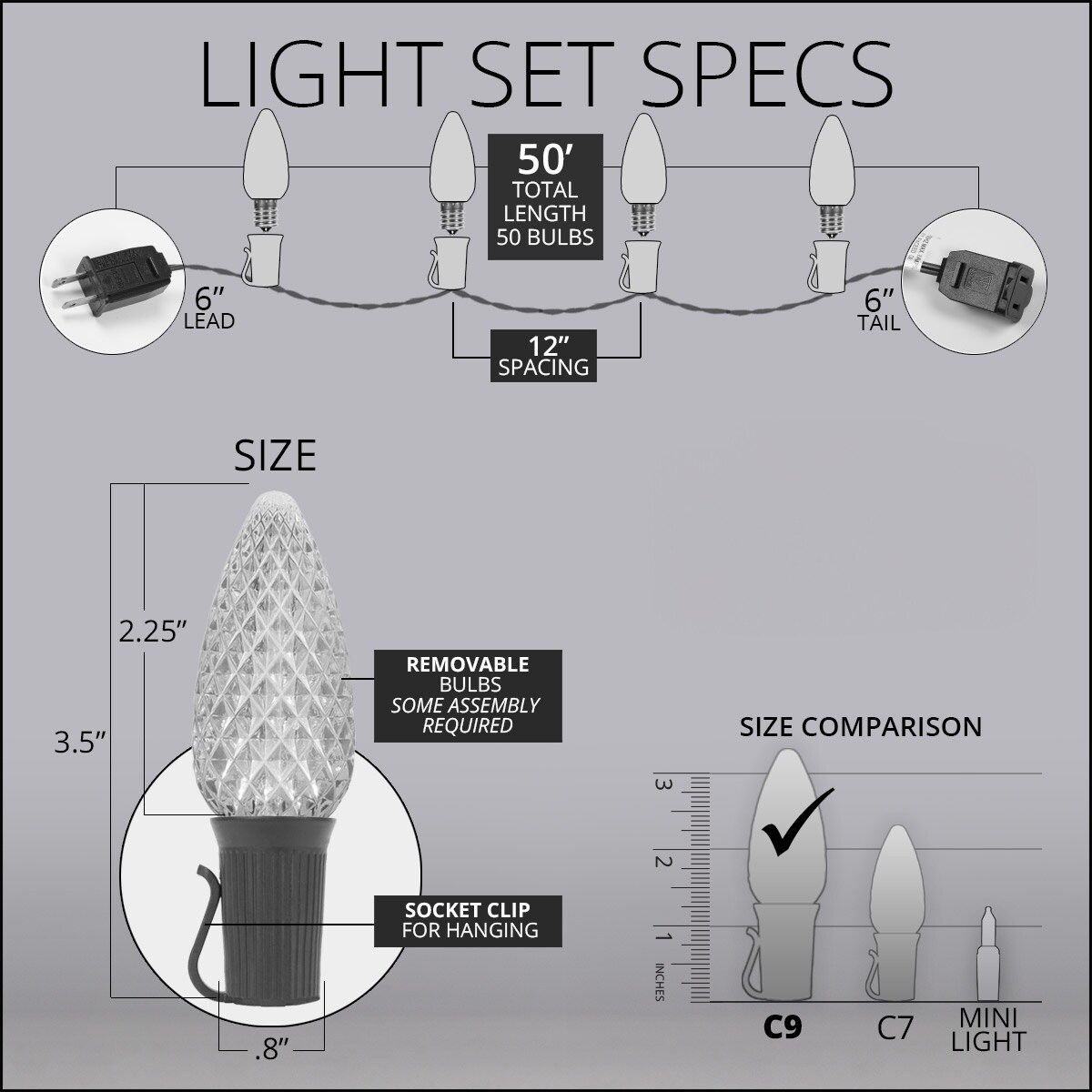 Wintergreen Lighting 80152 Christmas-String-Lights - View #5