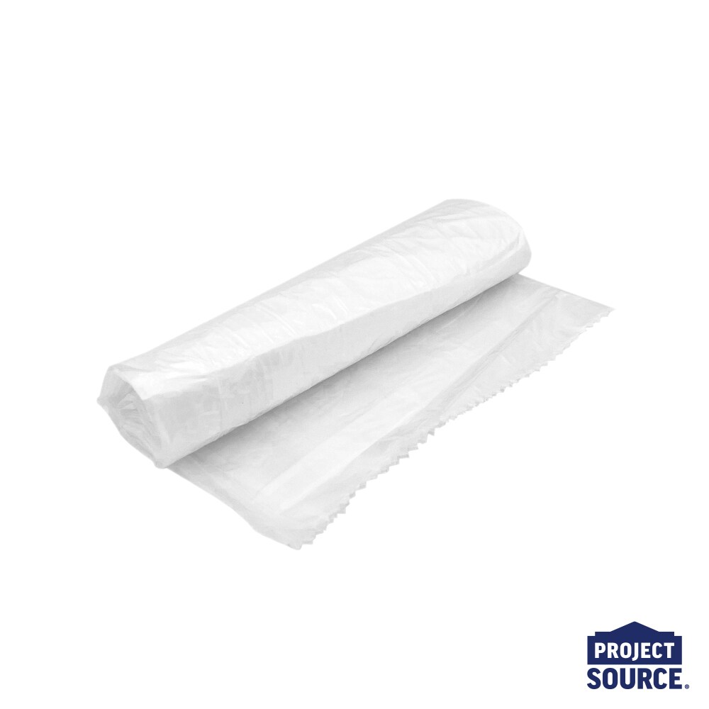 Project Source 9-ft x 12-ft Clear 2-mil Medium-duty Plastic Sheeting