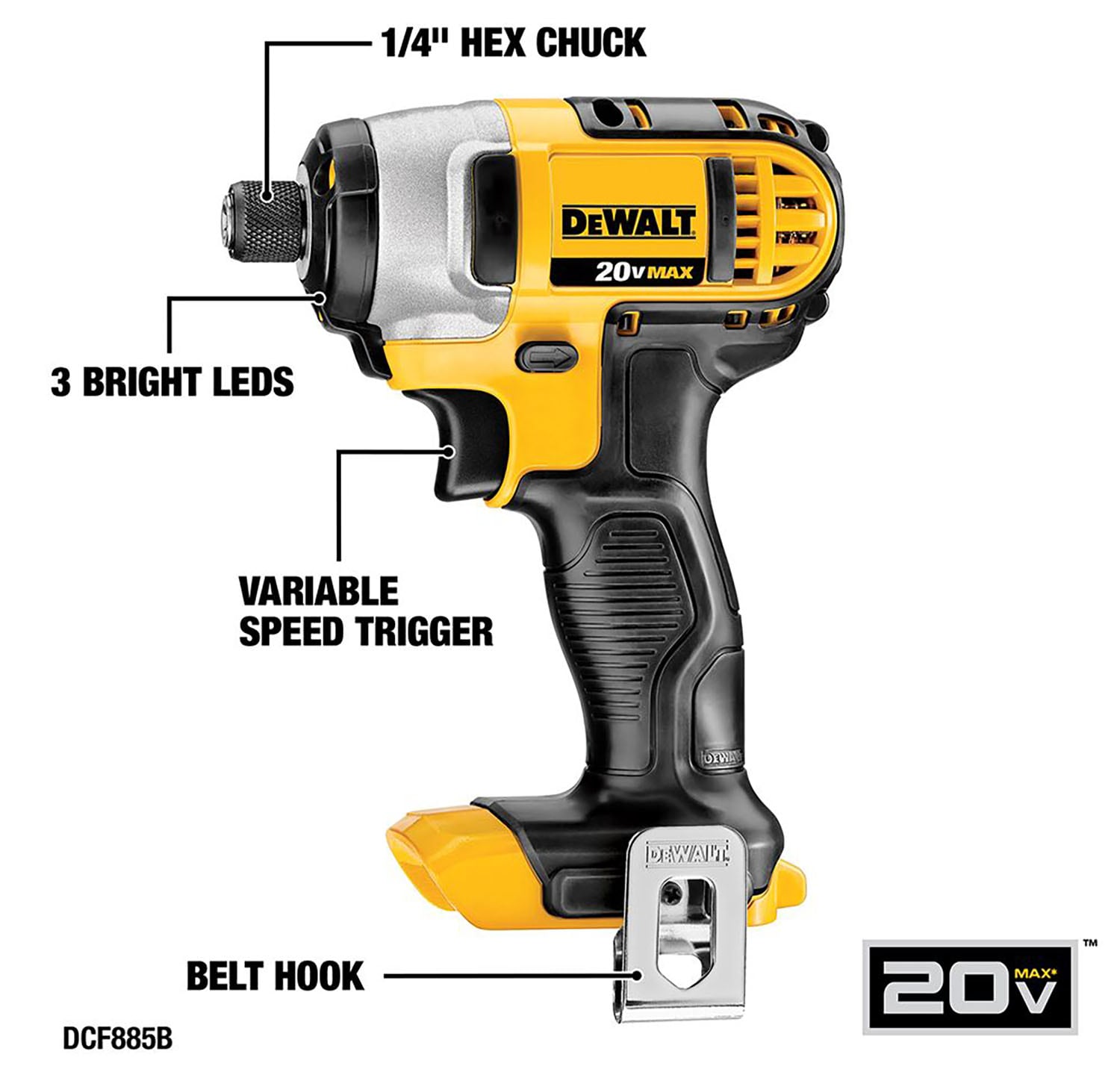 DEWALT 20V MAX* Cordless Drill Combo Kit 7-Tool (DCK771D1M1) - 5