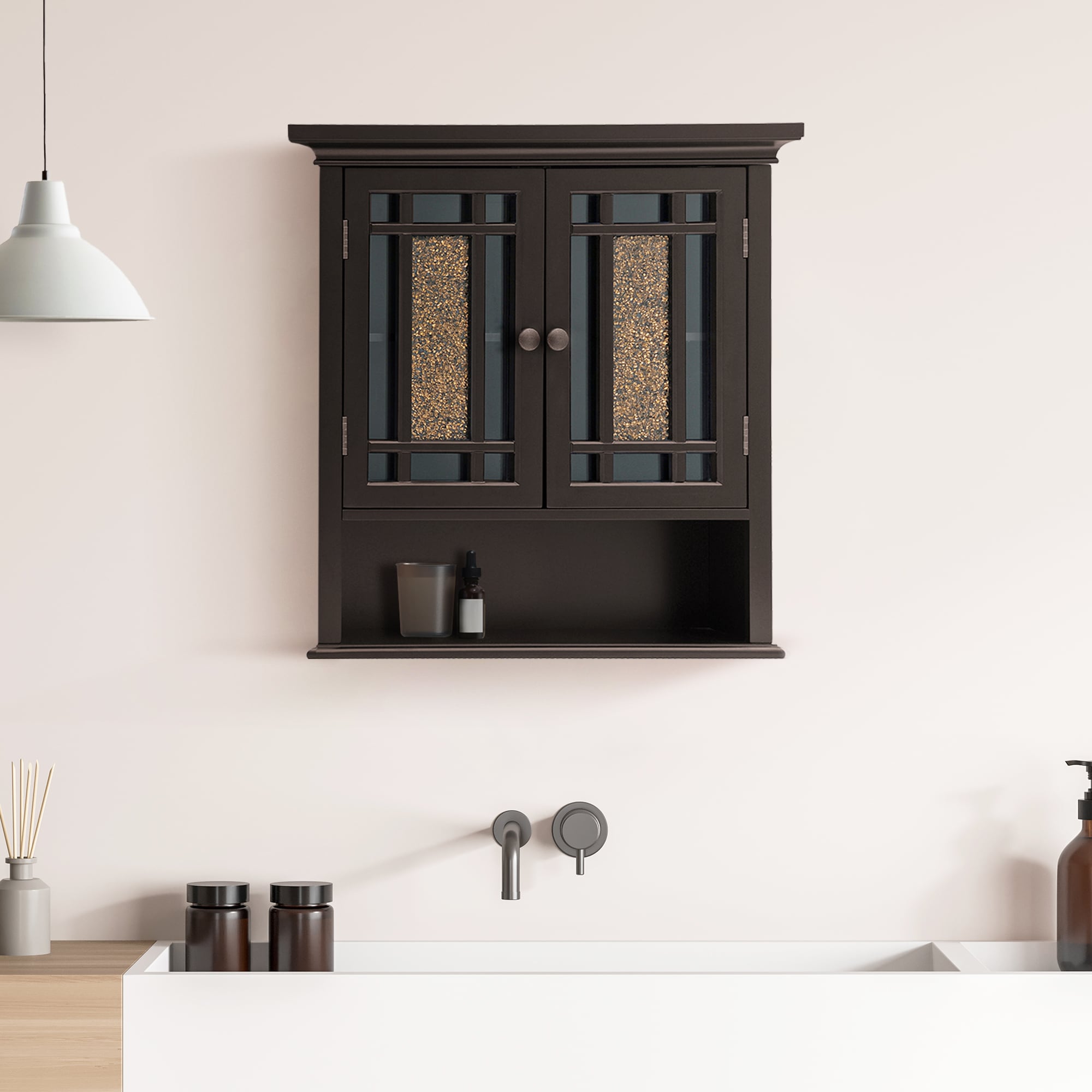 Teamson Home ELG-532 Bathroom-Wall-Cabinets - View #9
