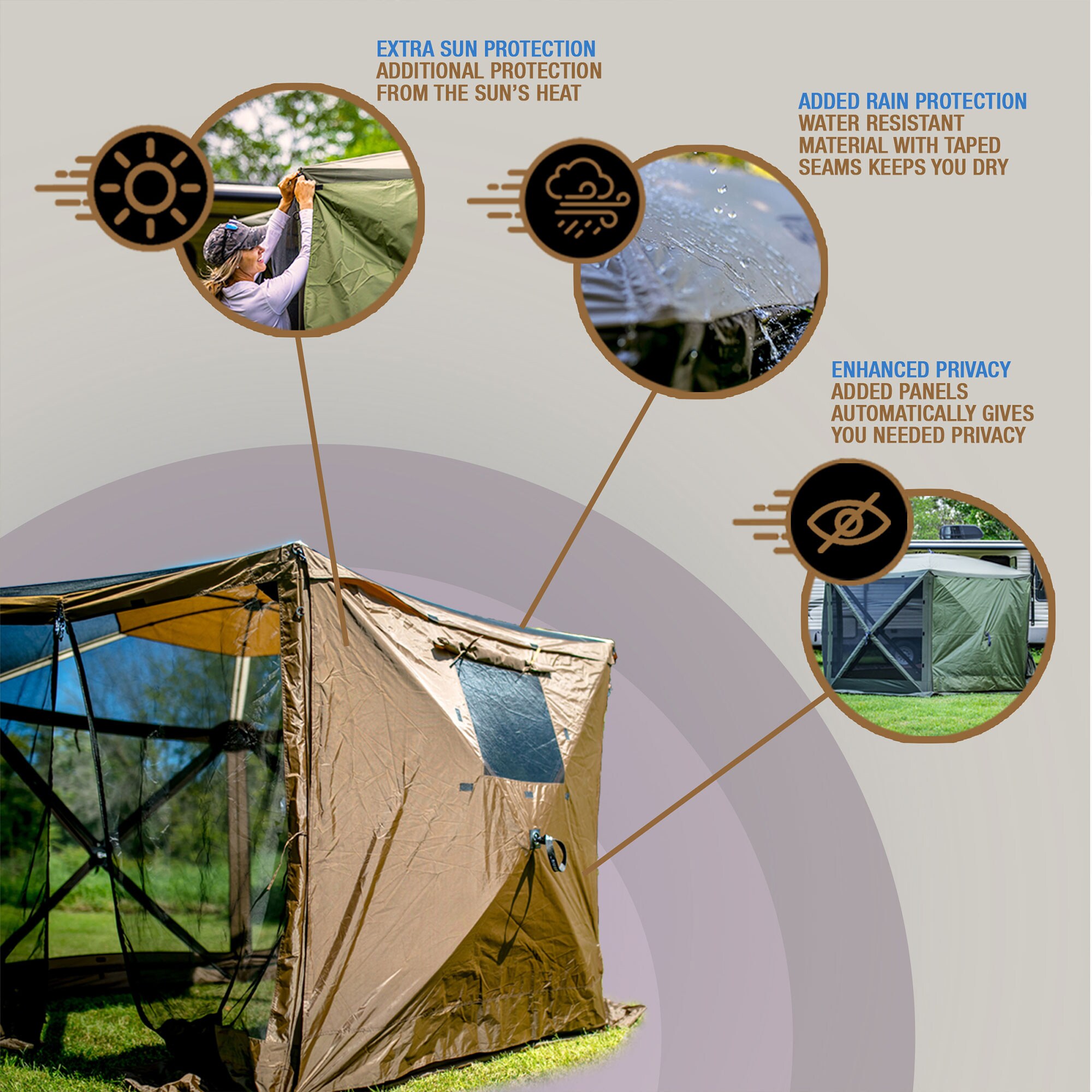 Clam Outdoors 399153 Canopies-Sl - View #7