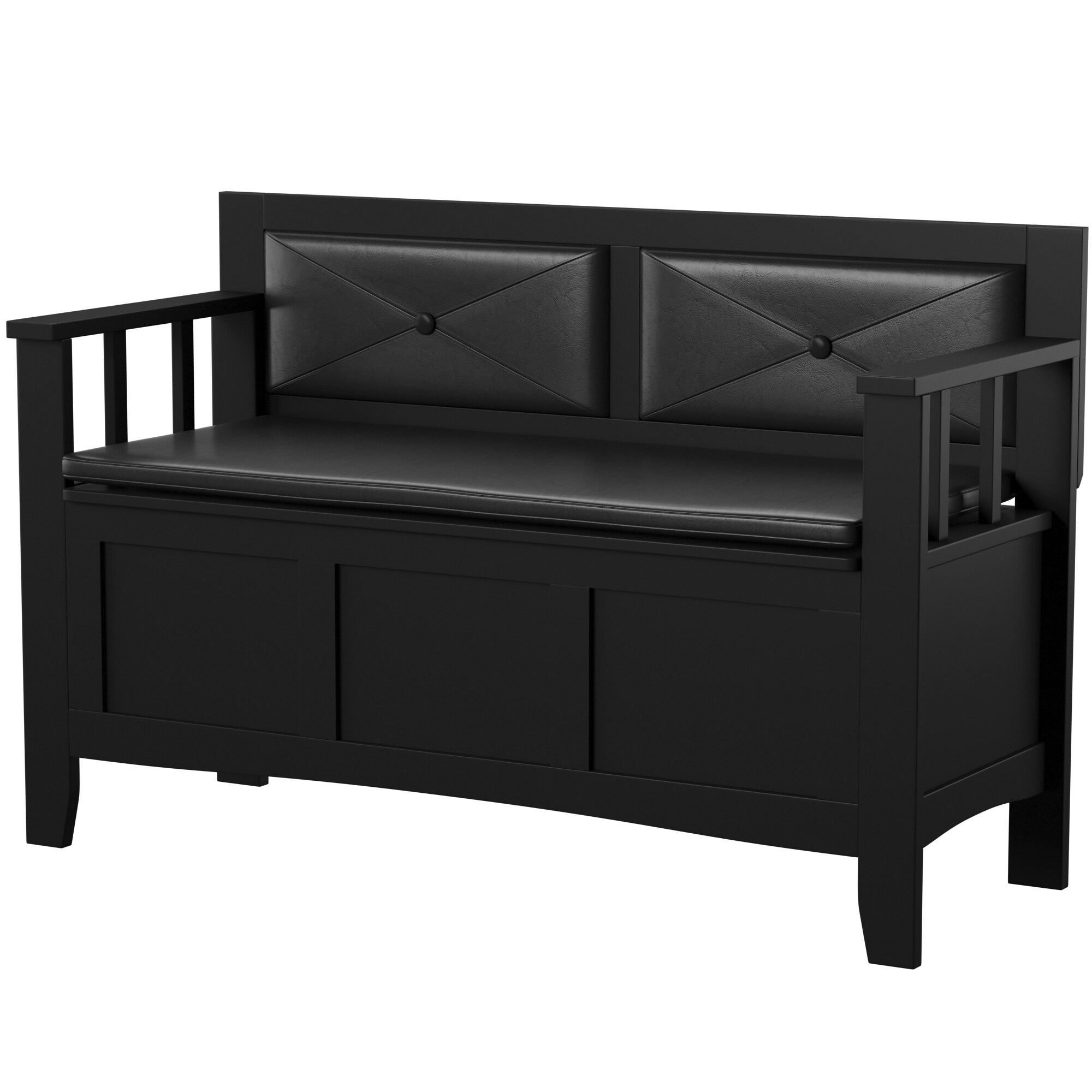 Linon 84021BLK-01-KD-U bench - View #2