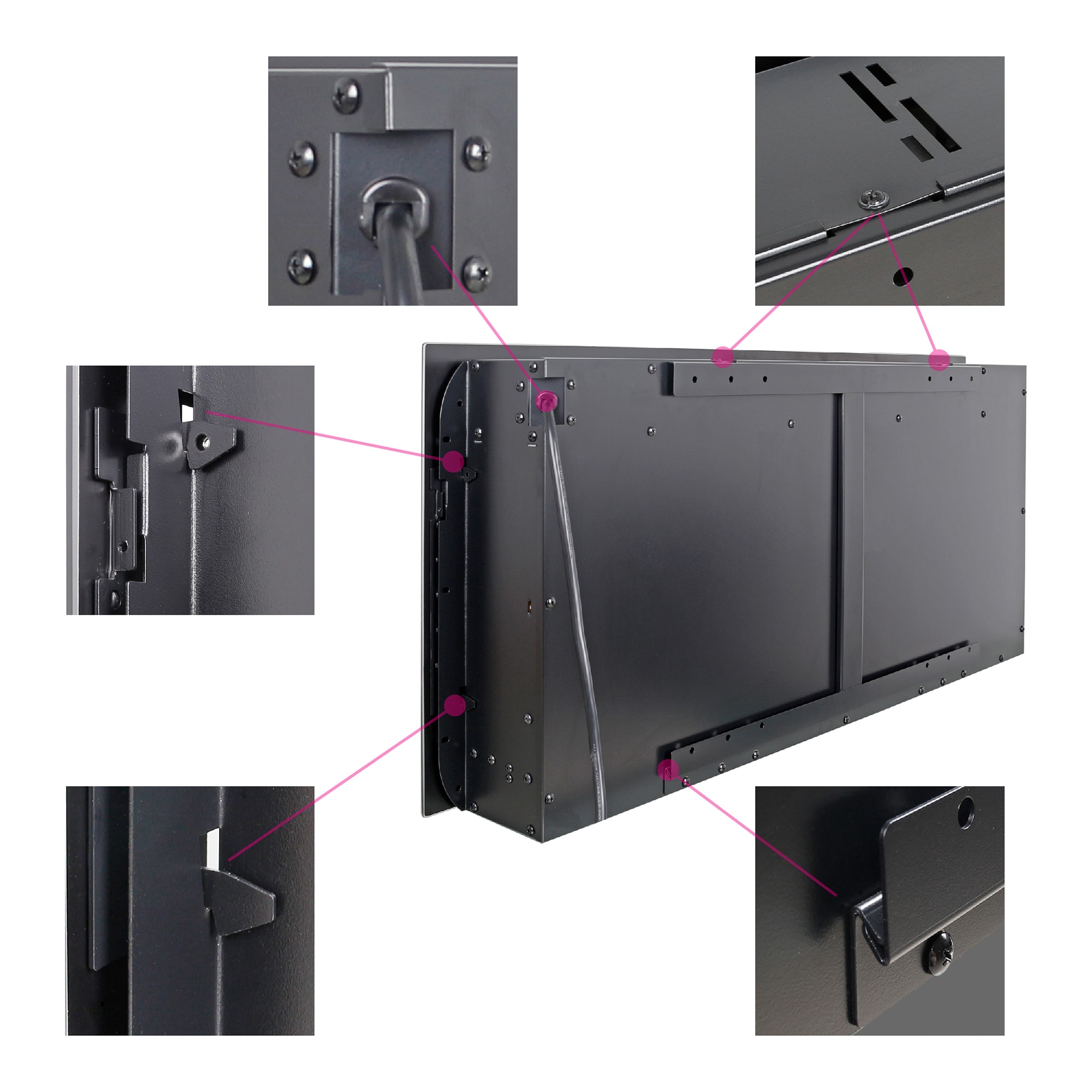 SINOFURN SYC070013BK Electric-Fireplaces - View #4
