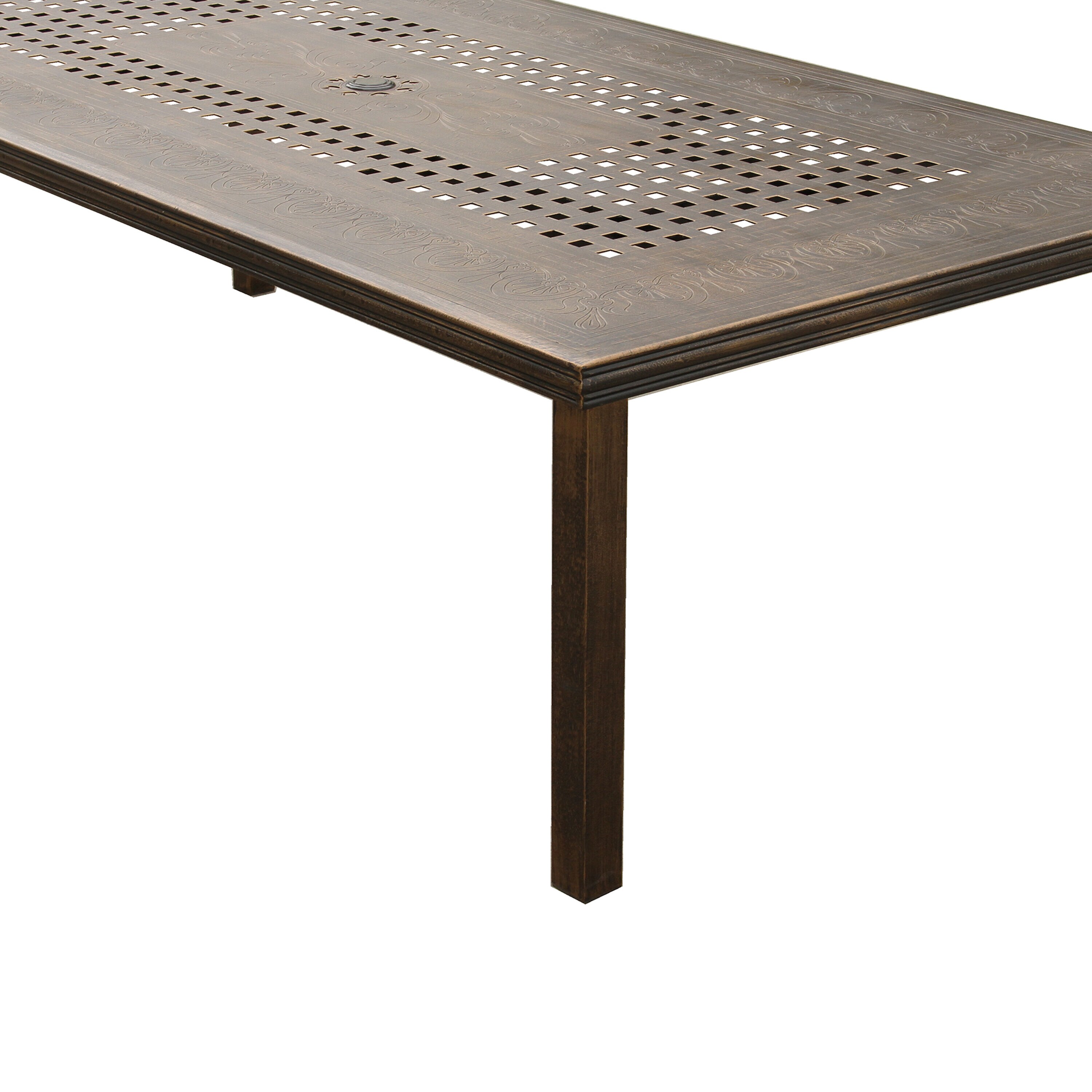 Oakland Living 1057-RECT-95-TL-BZ Patio-Tables - View #7