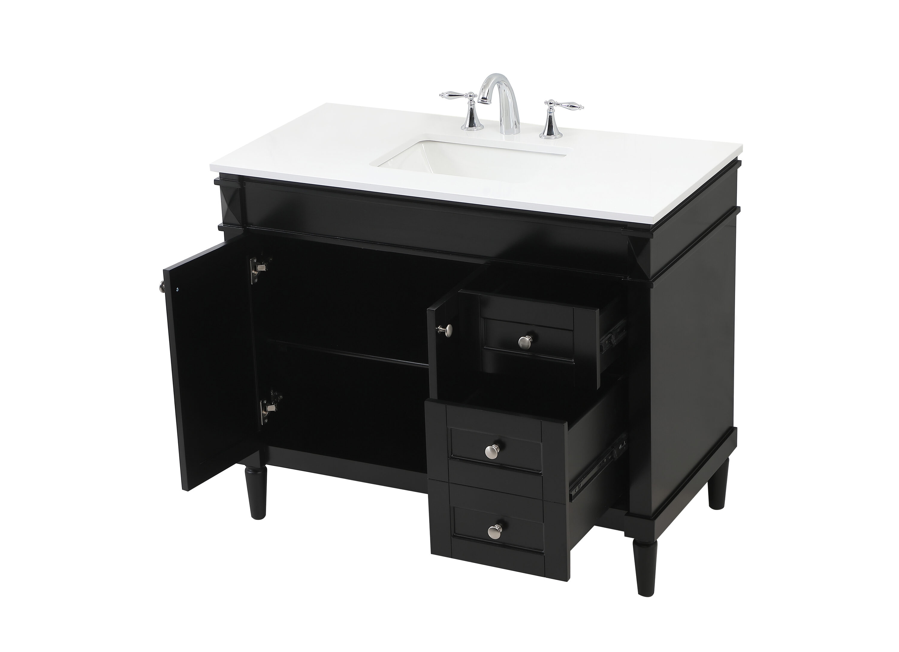 Elegant Decor HF95526BK Bath-Vanity-Combo - View #5
