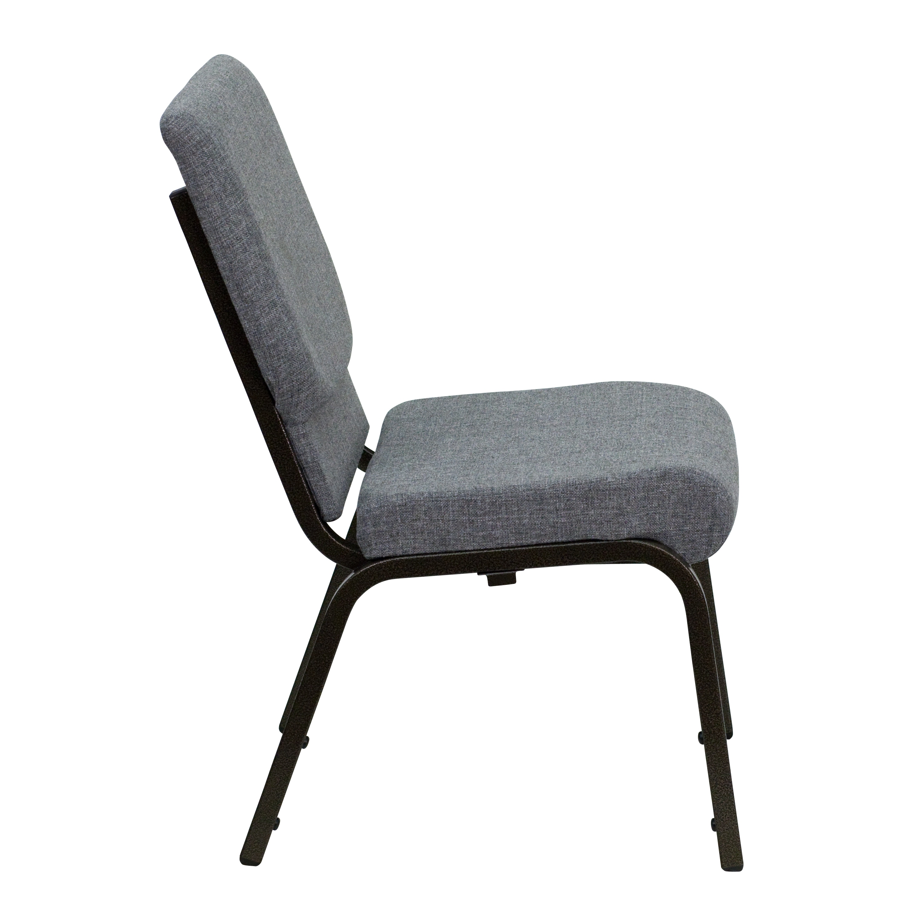 Flash Furniture Modern Gray Fabric/Gold Vein Frame Accent Chair ...