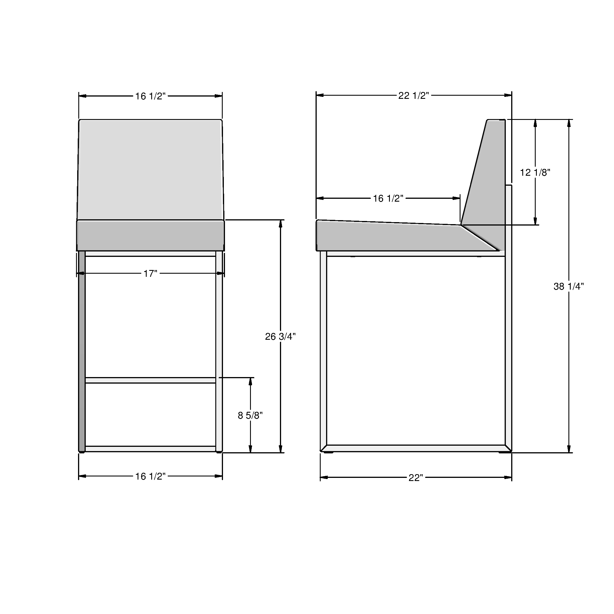 Amisco 44513-26WE/1B25KXF4 stools - View #8